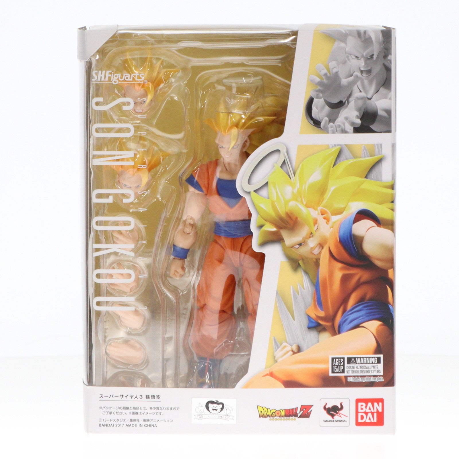 【中古即納】[FIG]S.H.Figuarts(フィギュアーツ) スーパーサイヤ人3 孫悟空 ドラゴンボールZ 完成品 可動フィギュア バンダイ(20170915)