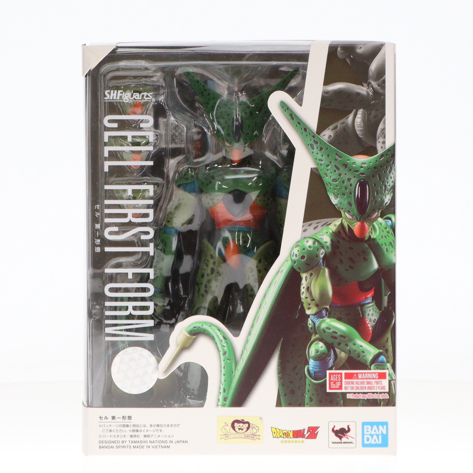 【中古即納】[FIG]S.H.Figuarts(フィギュアーツ) セル 第一形態 ドラゴンボールZ 完成品 可動フィギュア バンダイスピリッツ(20220827)