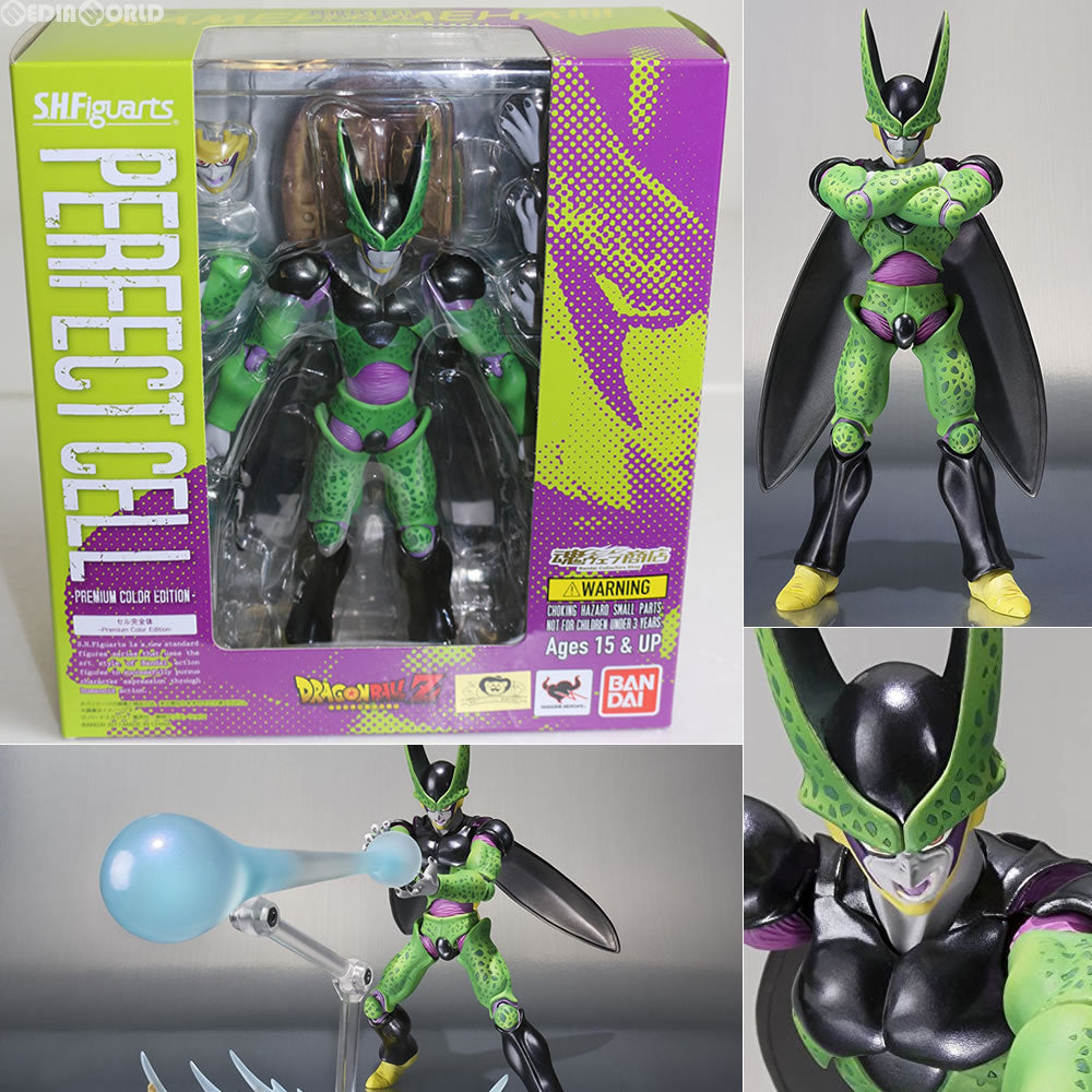 【中古即納】[FIG]魂ウェブ商店限定 S.H.Figuarts(フィギュアーツ) セル完全体 -Premium Color Edition- ドラゴンボールZ 完成品 可動フィギュア バンダイ(20170228)