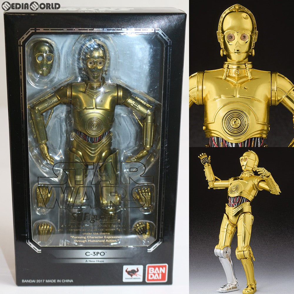 【中古即納】[FIG]S.H.Figuarts(フィギュアーツ) C-3PO(A NEW HOPE) STAR WARS(スター・ウォーズ) エピソード4/新たなる希望 完成品 可動フィギュア バンダイ(20170729)