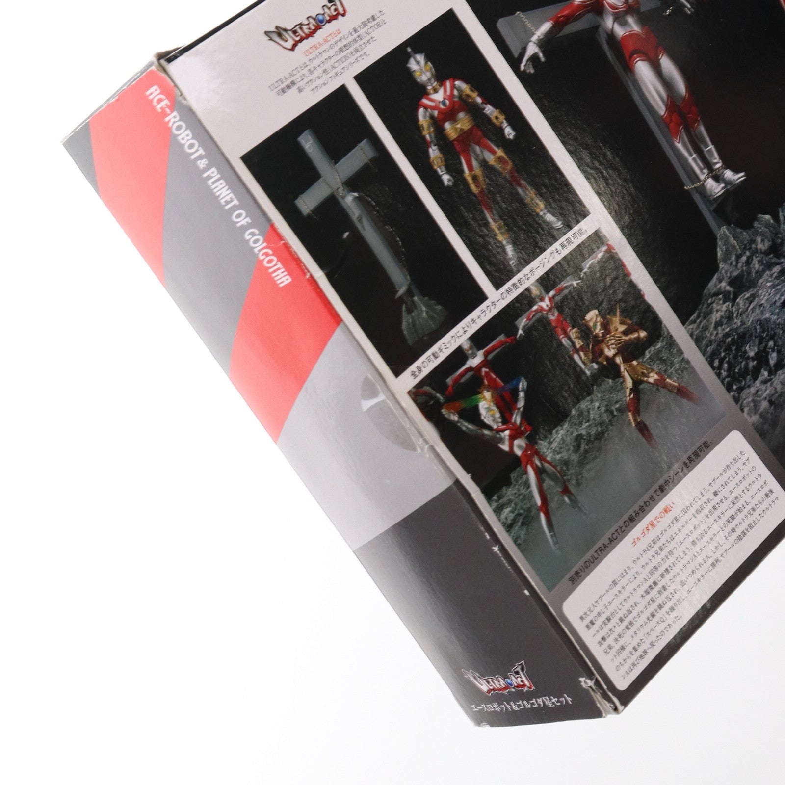 【中古即納】[FIG]魂ウェブ商店限定 ULTRA-ACT(ウルトラアクト) エースロボット&ゴルゴダ星セット ウルトラマンA 完成品 可動フィギュア バンダイ(20150331)