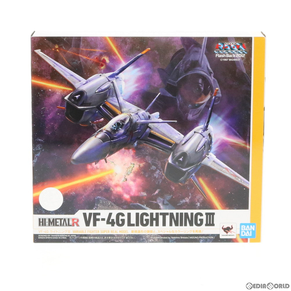 【中古即納】[FIG]HI-METAL R VF-4G ライトニングIII 超時空要塞マクロス Flash Back 2012 完成品 可動フィギュア  バンダイスピリッツ(20200215)