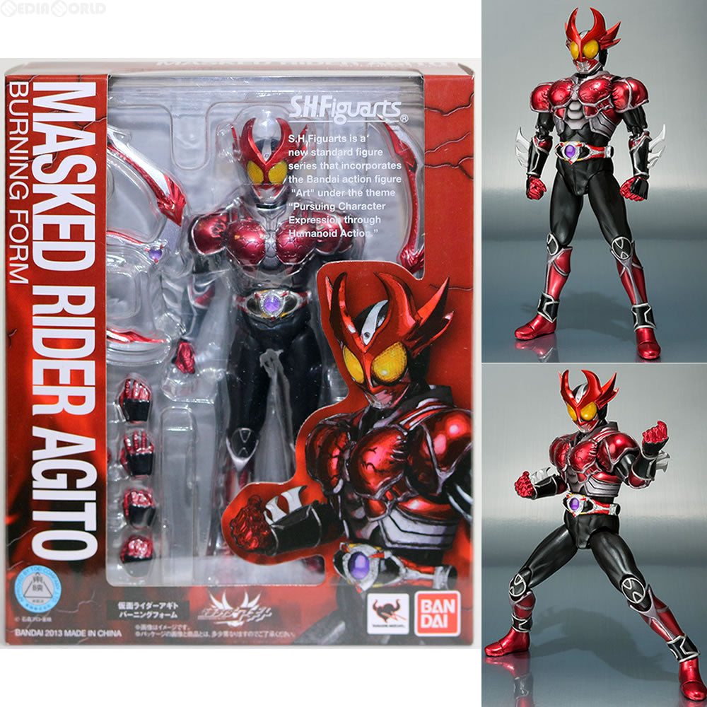 【中古即納】[FIG]S.H.Figuarts(フィギュアーツ) 仮面ライダーアギト バーニングフォーム 完成品 可動フィギュア バンダイ(20150314)