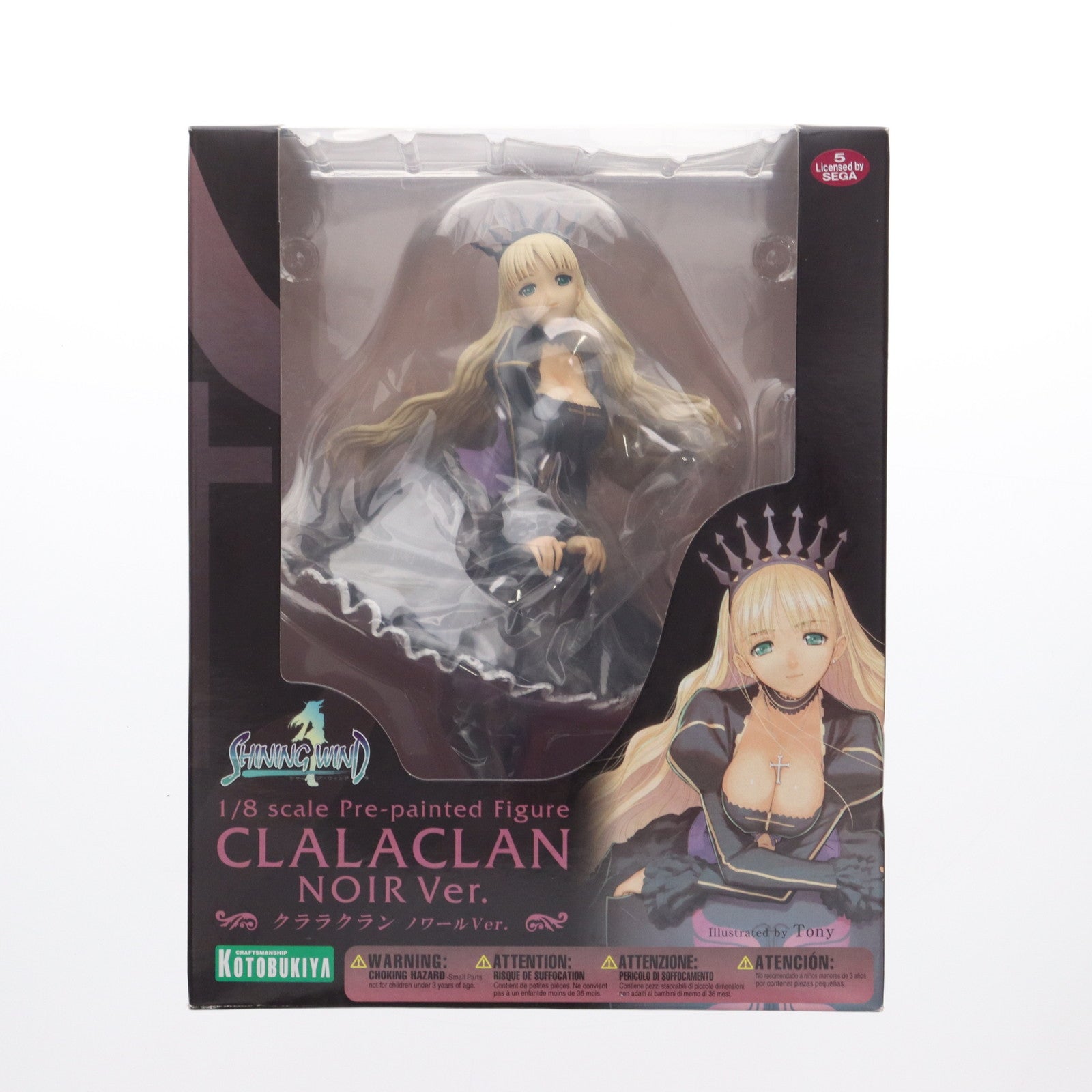 【中古即納】[FIG]クララクラン ノワールVer. シャイニング・ウィンド 1/8 完成品 フィギュア コトブキヤ(20080913)