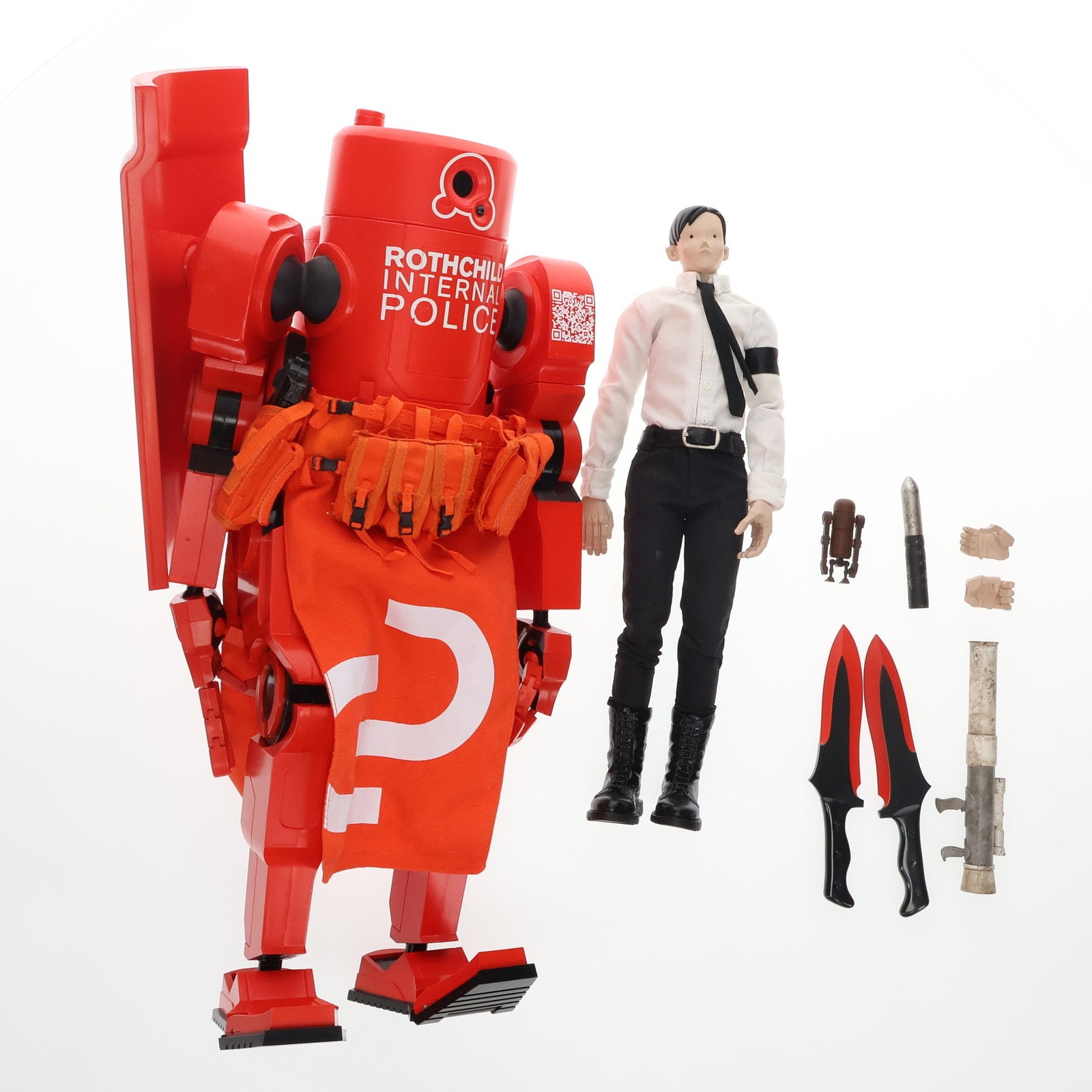 中古即納】[FIG]Darwin Rothchild(ダーウィン・ロスチャイルド) Father and son Two Pack WORLD WAR  ROBOT(ワールド・ウォー・ロボット) 1/6 完成品 可動フィギュア threeA(スリーエー)