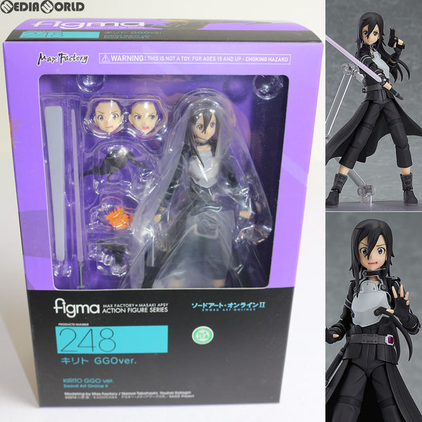 【中古即納】[FIG]figma(フィグマ) 248 キリト GGOver. ソードアート・オンラインII 完成品 可動フィギュア  マックスファクトリー(20150719)