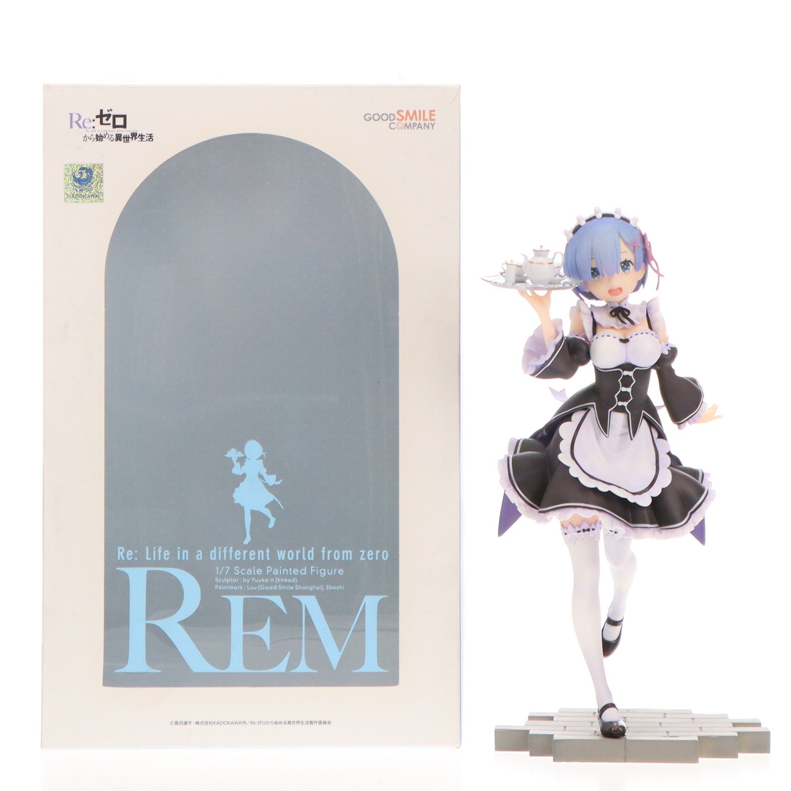 【中古即納】[FIG]レム Re:ゼロから始める異世界生活 1/7 完成品 フィギュア グッドスマイルカンパニー(20180210)