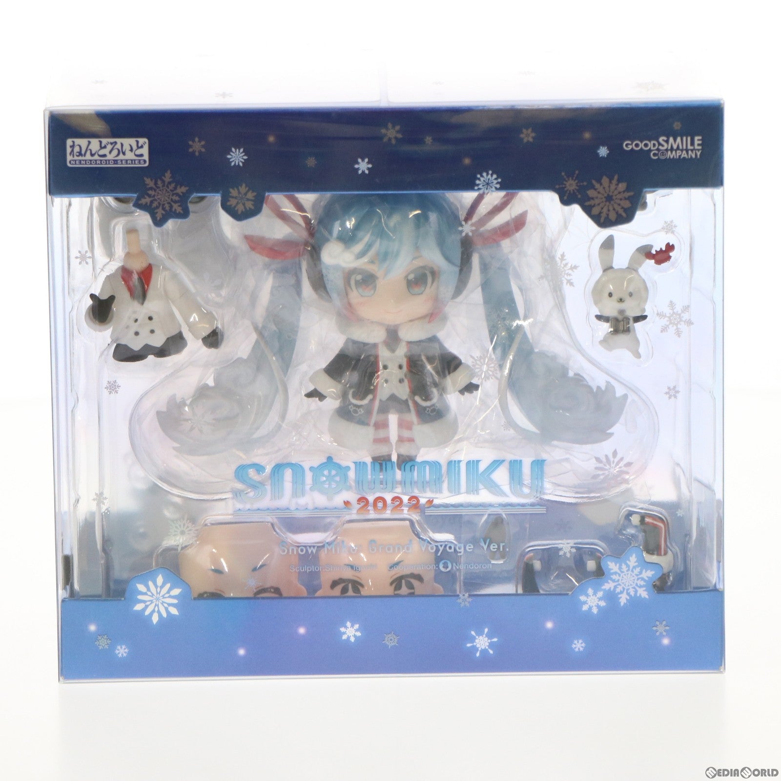 【中古即納】[FIG]ねんどろいど 1800 雪ミク Grand Voyage Ver. キャラクター・ボーカル・シリーズ 01 初音ミク 完成品 可動フィギュア SNOW MIKU 2022&GOODSMILE ONLINE SHOP限定 グッドスマイルカンパニー(20220205)