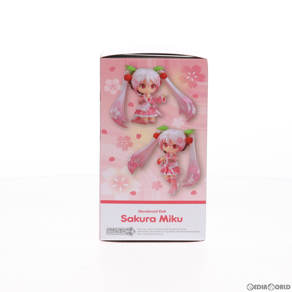 【中古即納】[FIG]GOODSMILE ONLINE SHOP限定 ねんどろいどどーる 桜ミク キャラクター・ボーカル・シリーズ01 初音ミク 完成品 可動フィギュア グッドスマイルカンパニー(20201231)