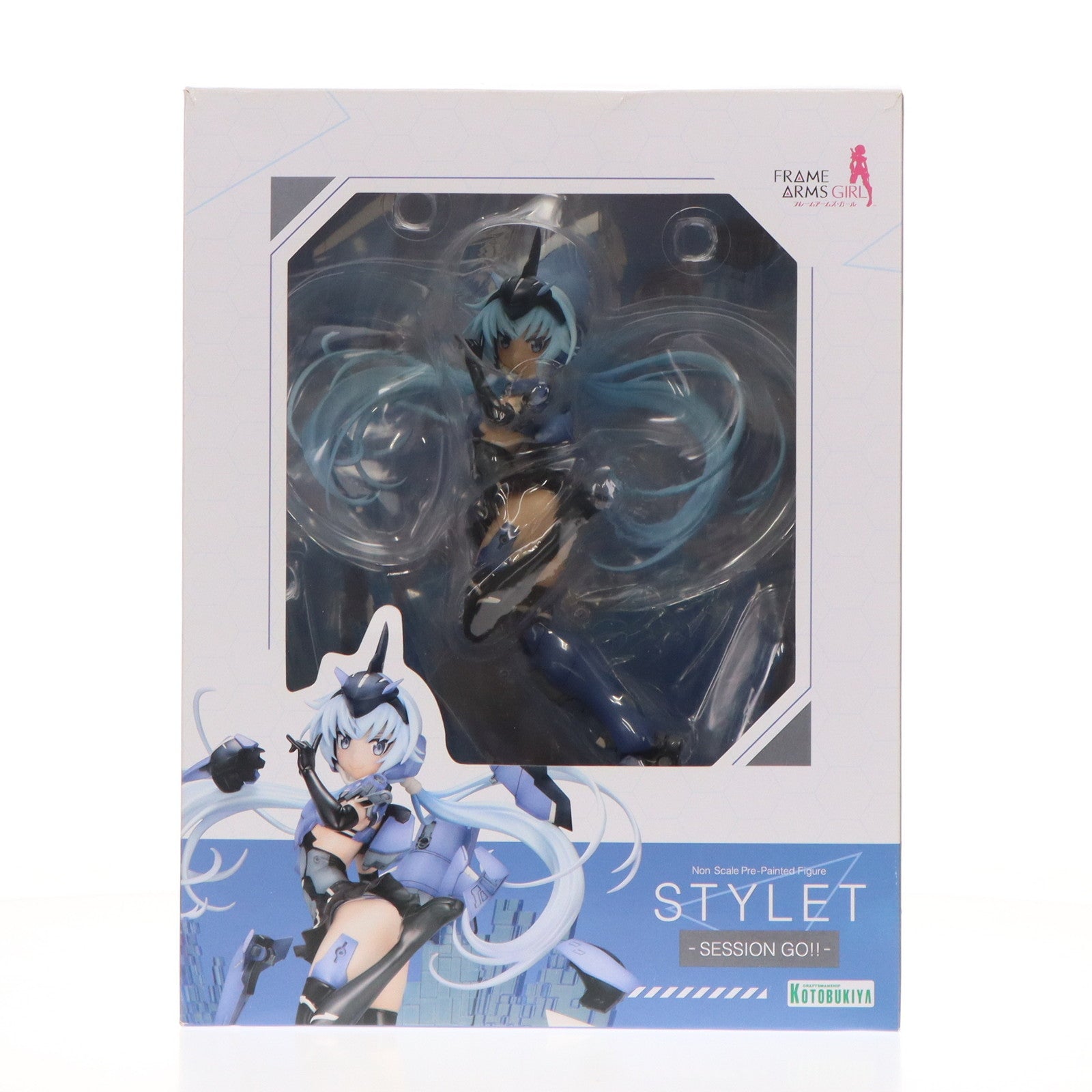 【中古即納】[FIG]コトブキヤ限定特典付属 フレームアームズ・ガール スティレット -SESSION GO!!- 完成品 フィギュア(PP774) コトブキヤ(20190830)