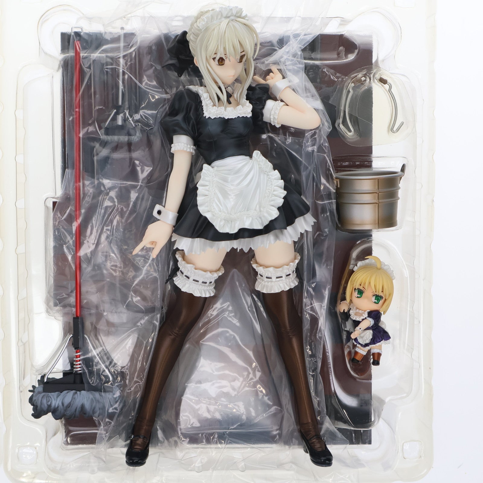 【中古即納】[FIG]とれたて!ほびーちゃんねる限定 セイバーオルタ メイドVer. Fate/hollow ataraxia(フェイト/ホロウ アタラクシア) 1/6 完成品 フィギュア アルター(20100531)