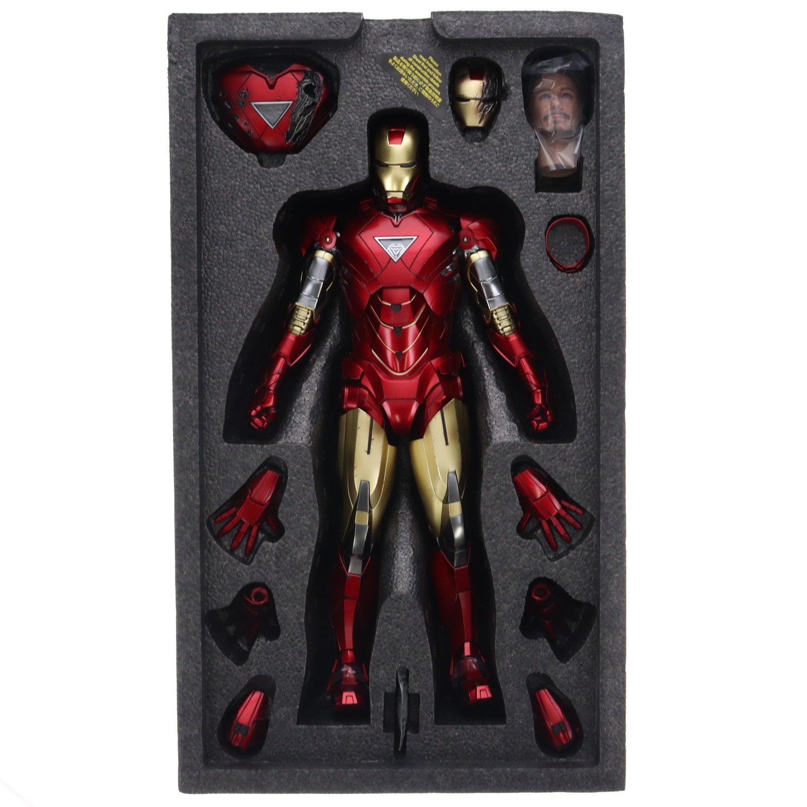 【中古即納】[FIG] ムービー・マスターピース DIECAST アイアンマン・マーク6(2.0版) アベンジャーズ 1/6 完成品 可動フィギュア(MMS687D52) ホットトイズ(20240831)