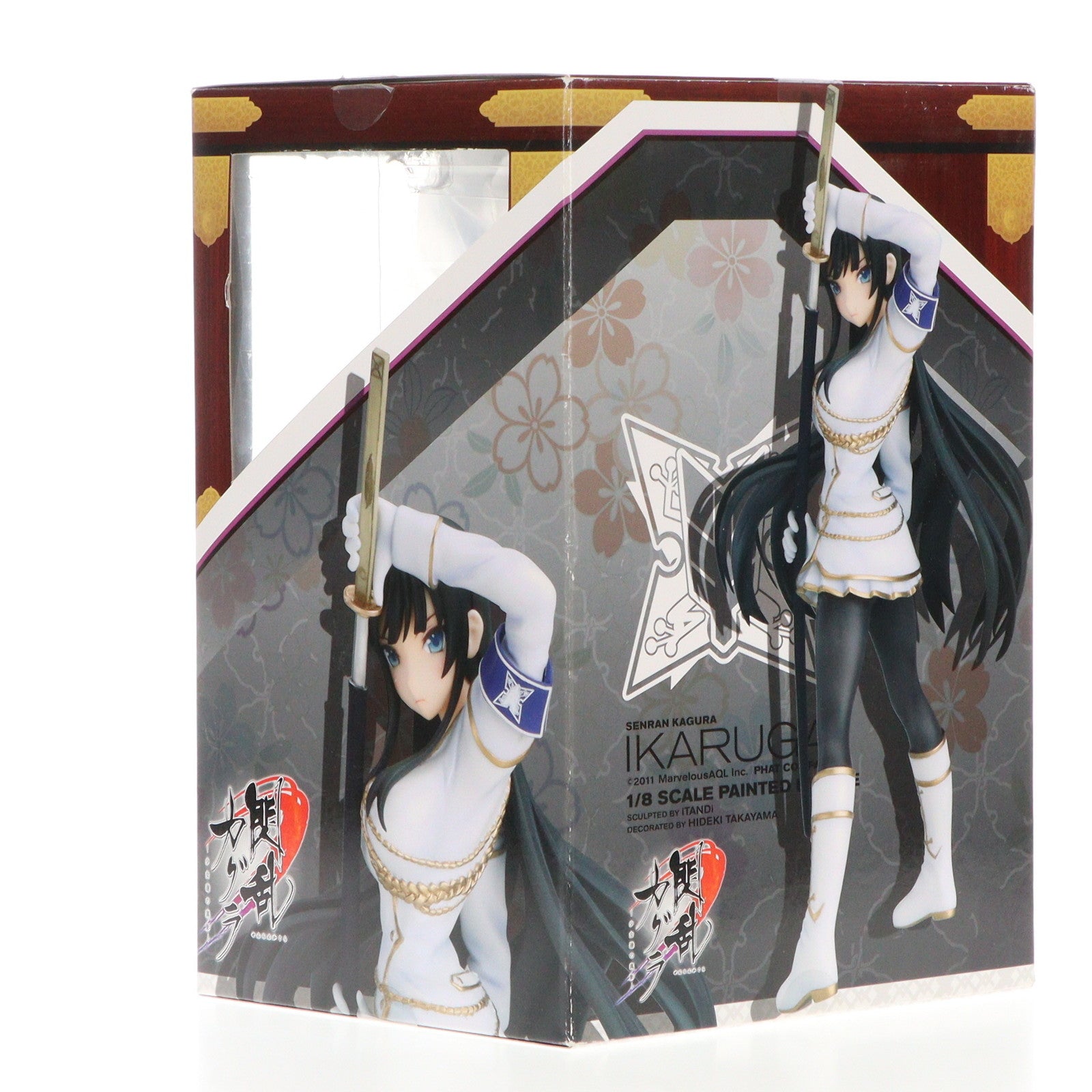 【中古即納】[FIG] 斑鳩(いかるが) 閃乱カグラ -少女達の真影- 1/8 完成品 フィギュア Phat!(ファット・カンパニー)  (20130517)