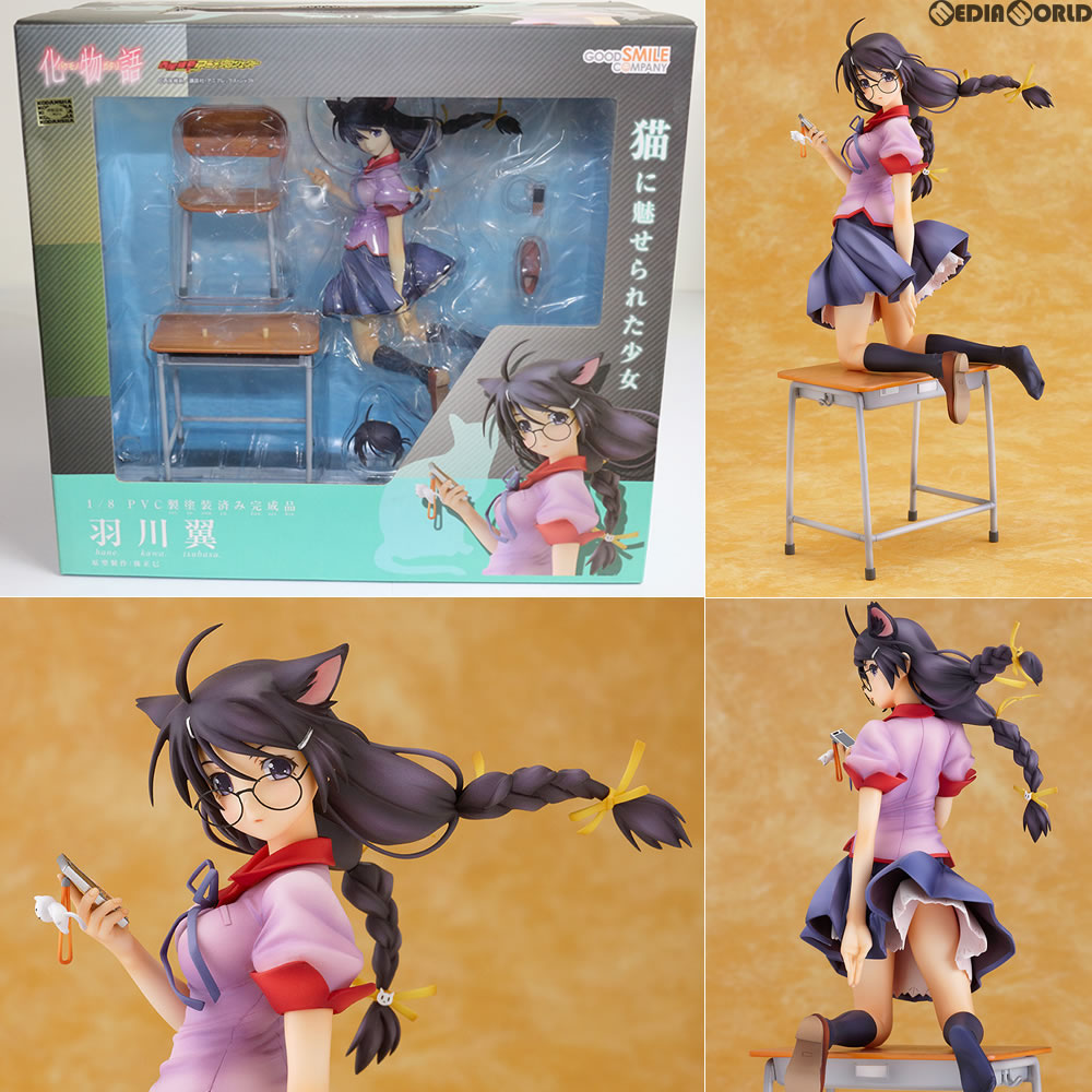 【中古即納】[FIG]羽川翼(はねかわつばさ) 化物語 1/8 完成品 フィギュア グッドスマイルカンパニー(20110915)