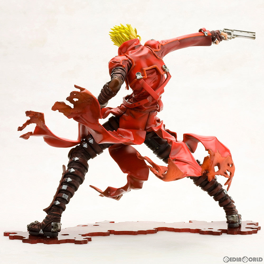 【中古即納】[FIG](再販)ARTFX J ヴァッシュ・ザ・スタンピード リニューアルパッケージver. 劇場版TRIGUN Badlands Rumble(トライガン バッドランド ランブル) 1/8 完成品 フィギュア(PV206) コトブキヤ(20240526)