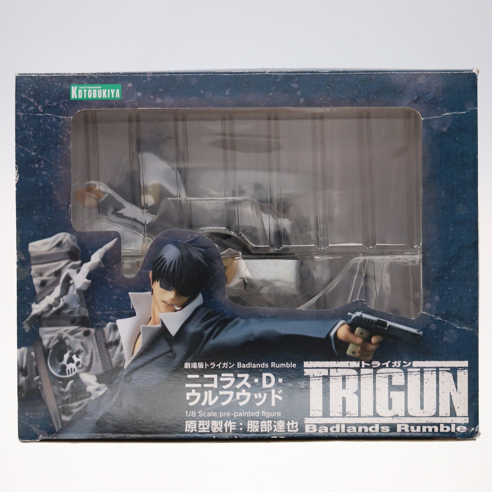 【中古即納】[FIG]ARTFX J ニコラス・D・ウルフウッド 劇場版TRIGUN Badlands Rumble(トライガン バッドランド  ランブル) 1/8 完成品 フィギュア(PP413) コトブキヤ(20151120)