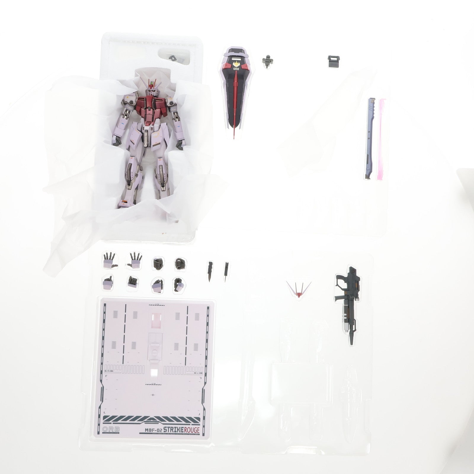 【中古即納】[FIG] 魂ウェブ商店限定 METAL BUILD ストライクルージュ オオトリ装備 機動戦士ガンダムSEED(シード) 完成品 可動フィギュア バンダイスピリッツ(20211130)