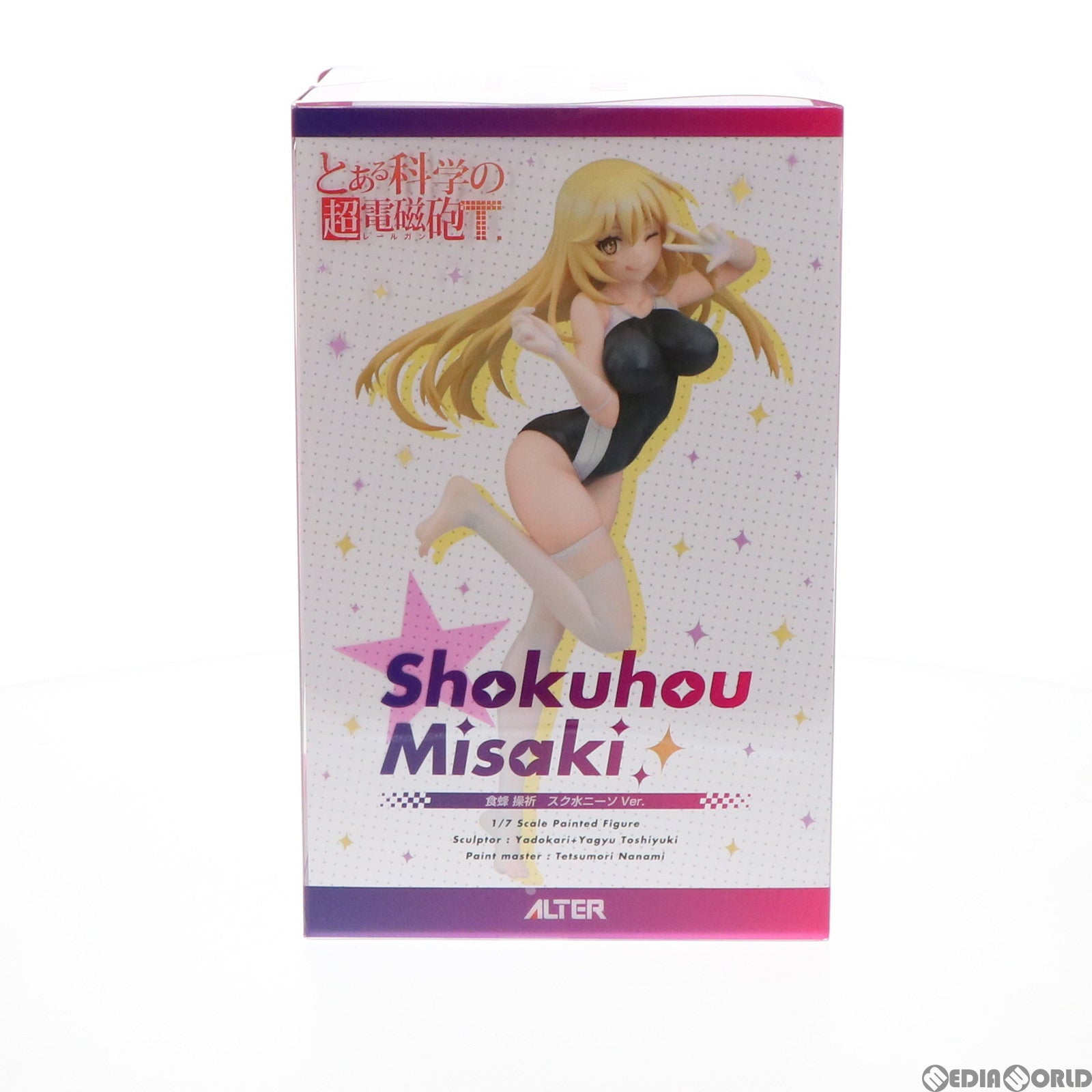 【中古即納】[FIG]食蜂操祈(しょくほうみさき) スク水ニーソVer. とある科学の超電磁砲T 1/7 完成品 フィギュア アルター(20220310)