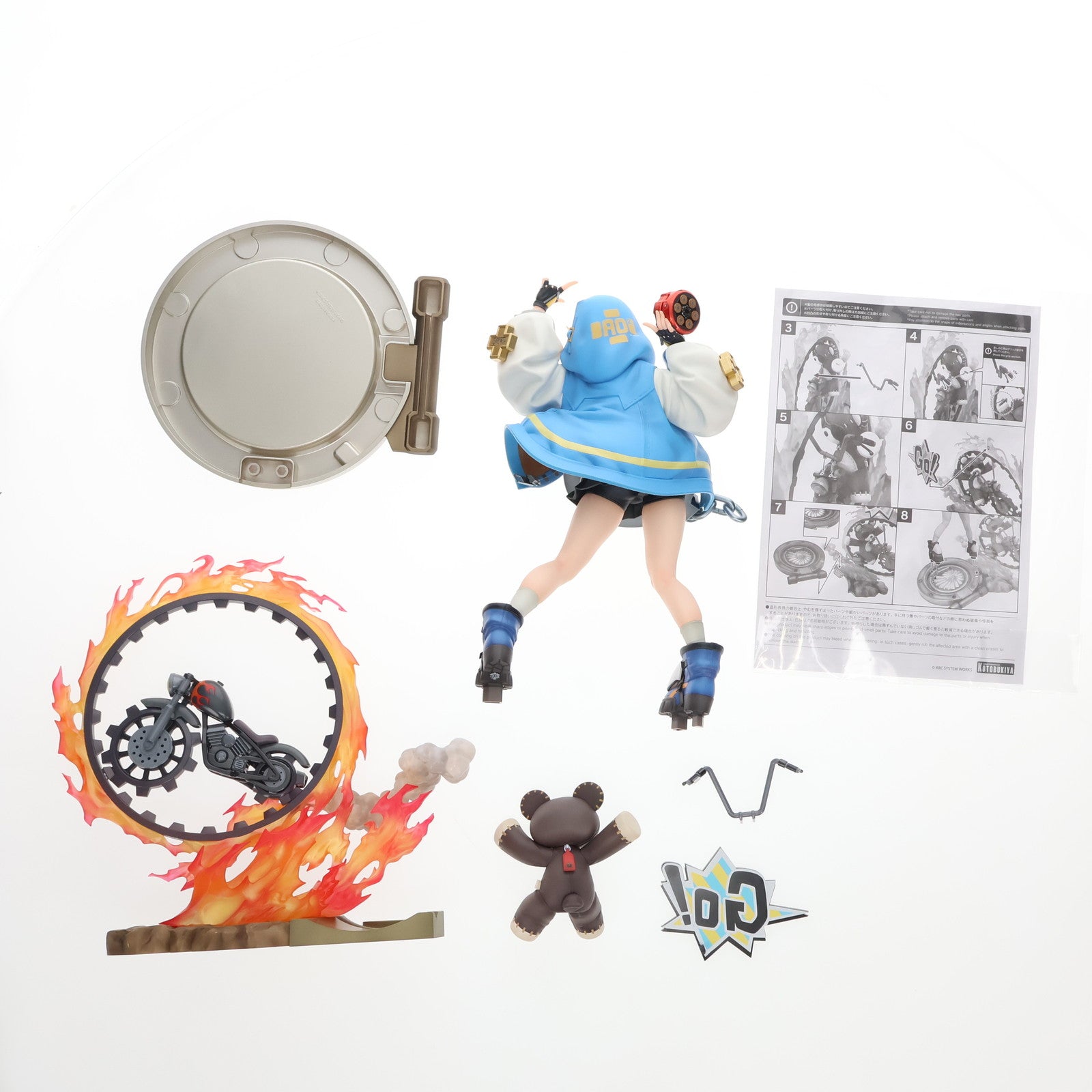 【中古即納】[FIG]ブリジット with 帰ってきたキルマシーン GUILTY GEAR -STRIVE-(ギルティギア ストライヴ) 1/7 完成品 フィギュア(PV128) コトブキヤ(20240720)