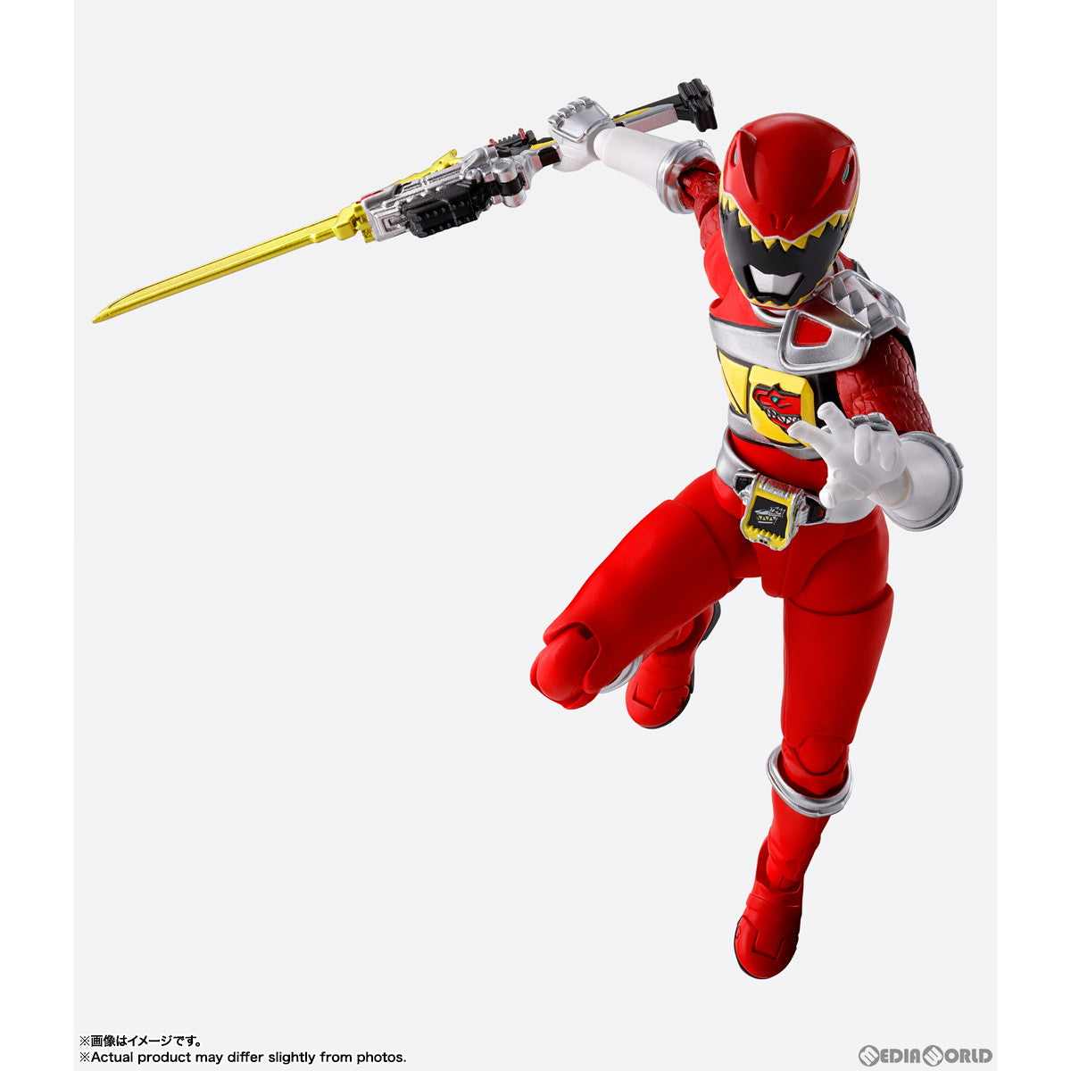 【中古即納】[FIG]S.H.Figuarts(フィギュアーツ) 真骨彫製法 キョウリュウレッド 獣電戦隊キョウリュウジャー 完成品 可動フィギュア  バンダイスピリッツ(20240518)