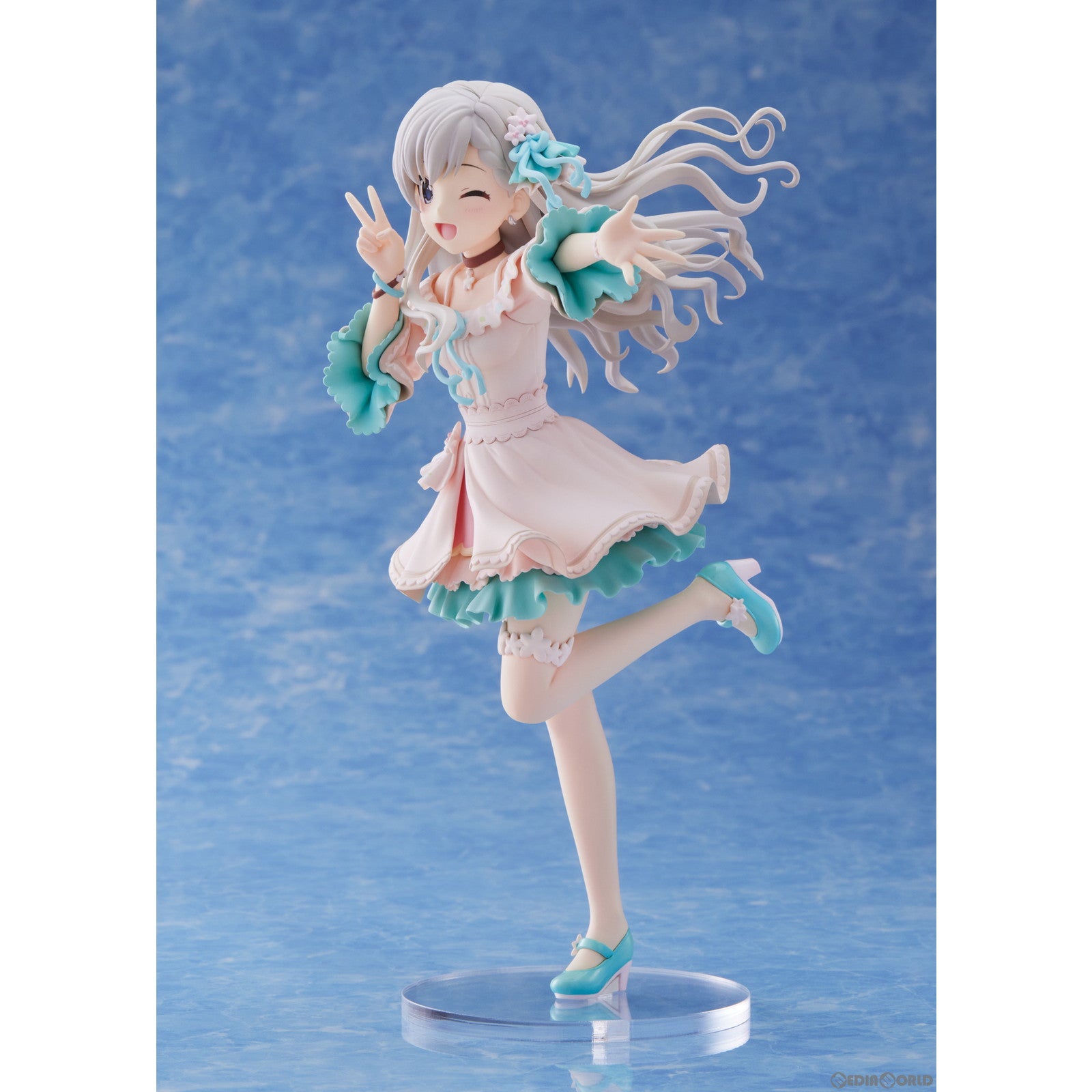 【中古即納】[FIG] 久川颯[O-Ku-Ri-Mo-No Sunday!] +(ひさかわはやて) アイドルマスター シンデレラガールズ 1/7 完成品 フィギュア(PF217) PLUM(プラム) (20230201)