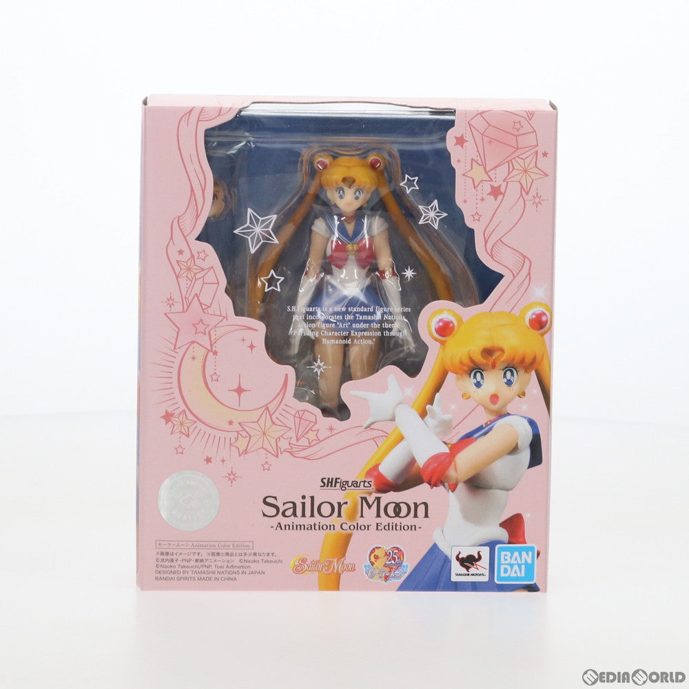 【中古即納】[FIG]S.H.Figuarts(フィギュアーツ) セーラームーン-Animation Color Edition- 美少女戦士セーラームーン 完成品 可動フィギュア バンダイスピリッツ(20201024)