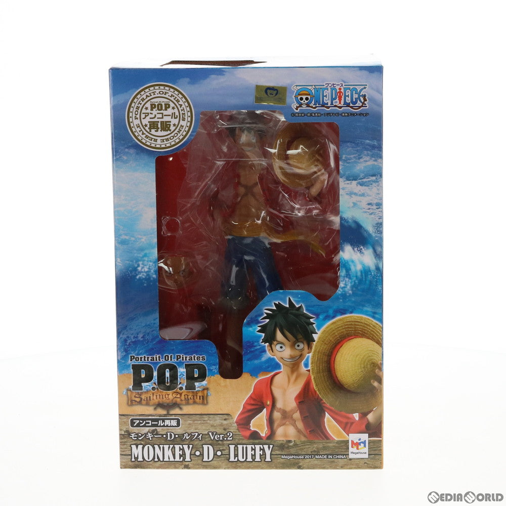 【中古即納】[FIG](アンコール再販)Portrait.Of.Pirates P.O.P Sailing Again モンキー・D・ルフィ Ver.2 ONE PIECE(ワンピース) 完成品 フィギュア メガハウス(20170526)