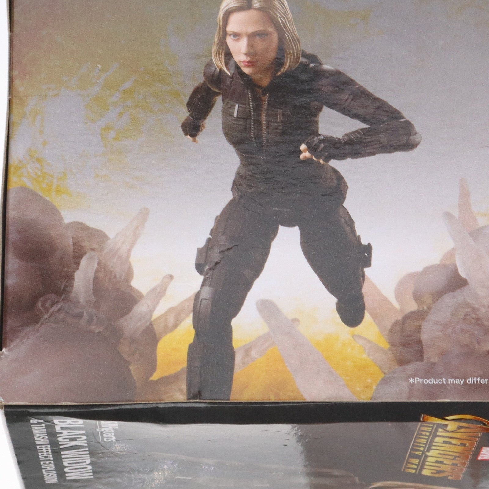 【中古即納】[FIG]S.H.Figuarts(フィギュアーツ) ブラック・ウィドウ(アベンジャーズ/インフィニティ・ウォー) & 魂EFFECT EXPLOSION アベンジャーズ/インフィニティ・ウォー 完成品 可動フィギュア バンダイ(19991231)