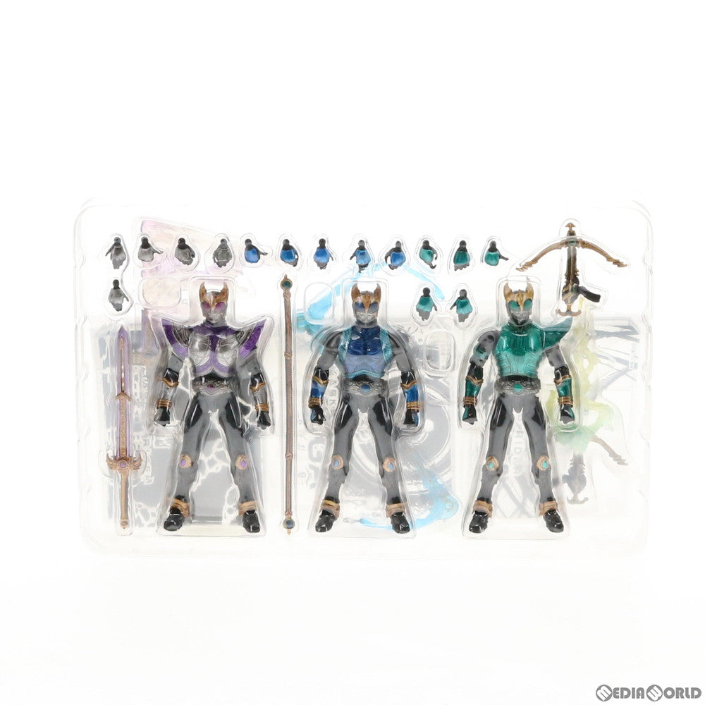 【中古即納】[FIG] 魂ウェブ商店限定 S.I.C. 極魂 仮面ライダークウガ 3フォームセット(ドラゴンフォーム、ペガサスフォーム、タイタンフォーム) 完成品 可動フィギュア バンダイ(20130531)