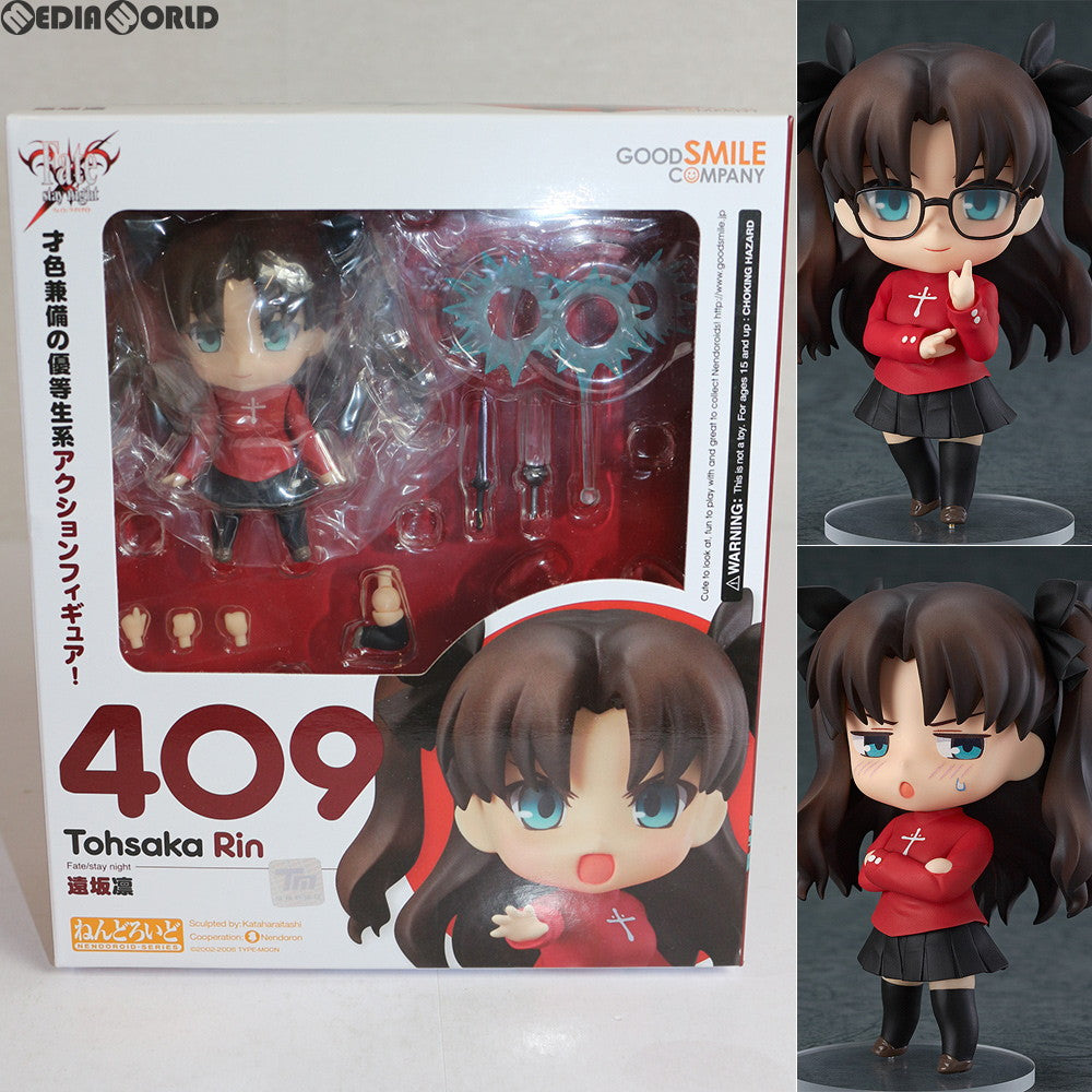 【中古即納】[FIG](再販)ねんどろいど 409 遠坂凛(とおさかりん) Fate/stay night(フェイト/ステイナイト) 完成品 フィギュア グッドスマイルカンパニー(20180614)