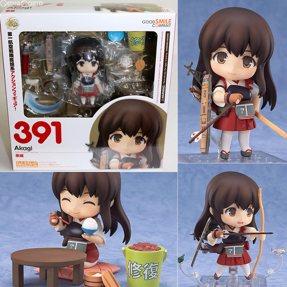 【中古即納】[FIG]ねんどろいど 391 赤城(あかぎ) 艦隊これくしょん -艦これ- 完成品 可動フィギュア グッドスマイルカンパニー(20140517)