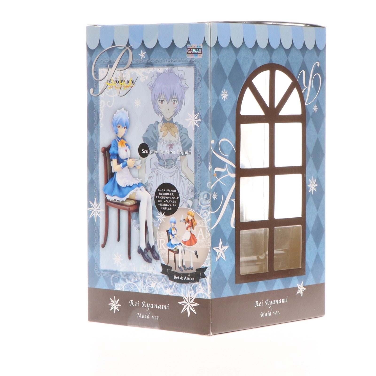 【中古即納】[FIG]綾波レイ～メイドVer.～ 新世紀エヴァンゲリオン 1/7 完成品 フィギュア(PP300) コトブキヤ(20090627)