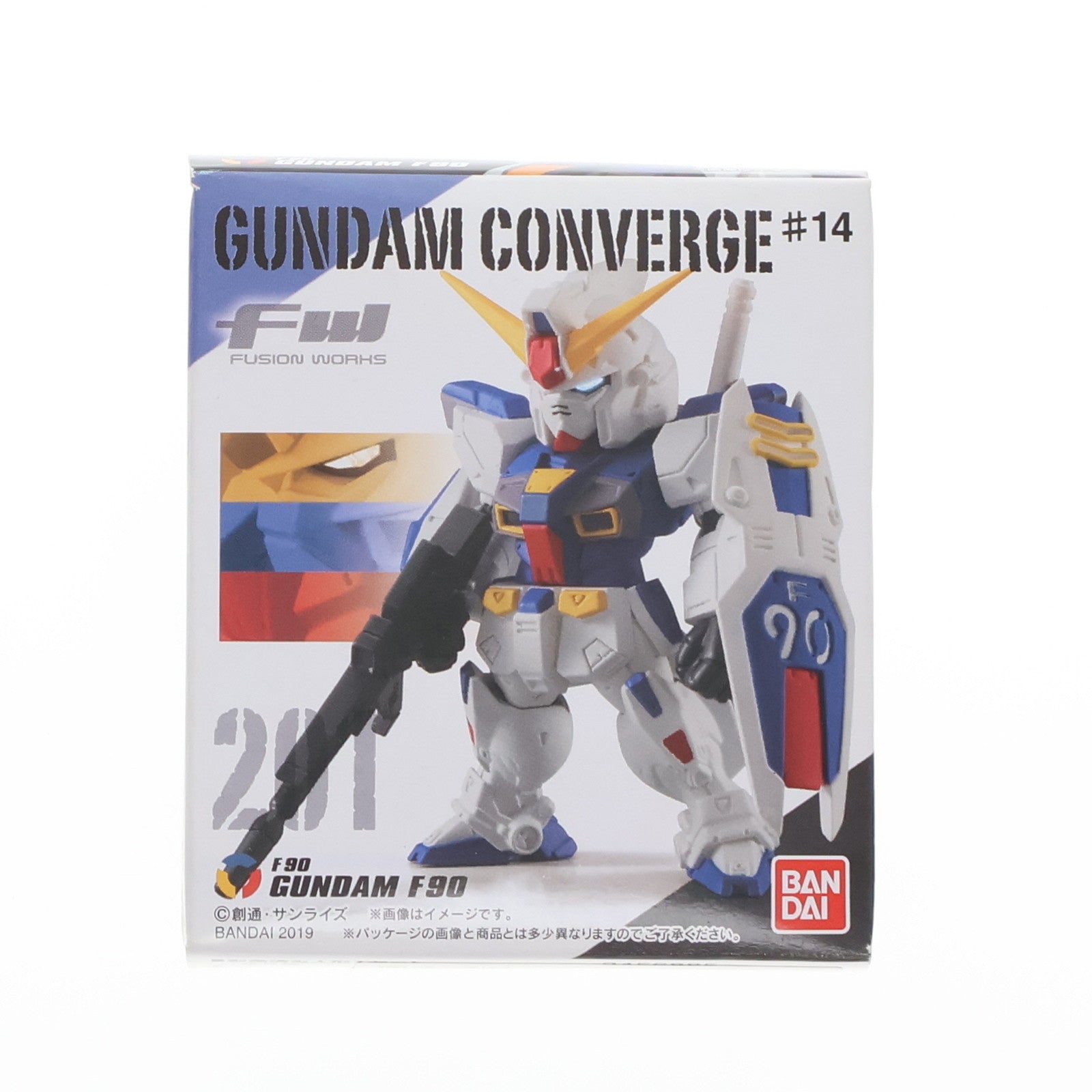 【中古即納】[FIG] (単品) (食玩) 3.ガンダムF90 FW GUNDAM CONVERGE(ガンダムコンバージ) ♯14 機動戦士ガンダムF90 フィギュア バンダイ(20190218)