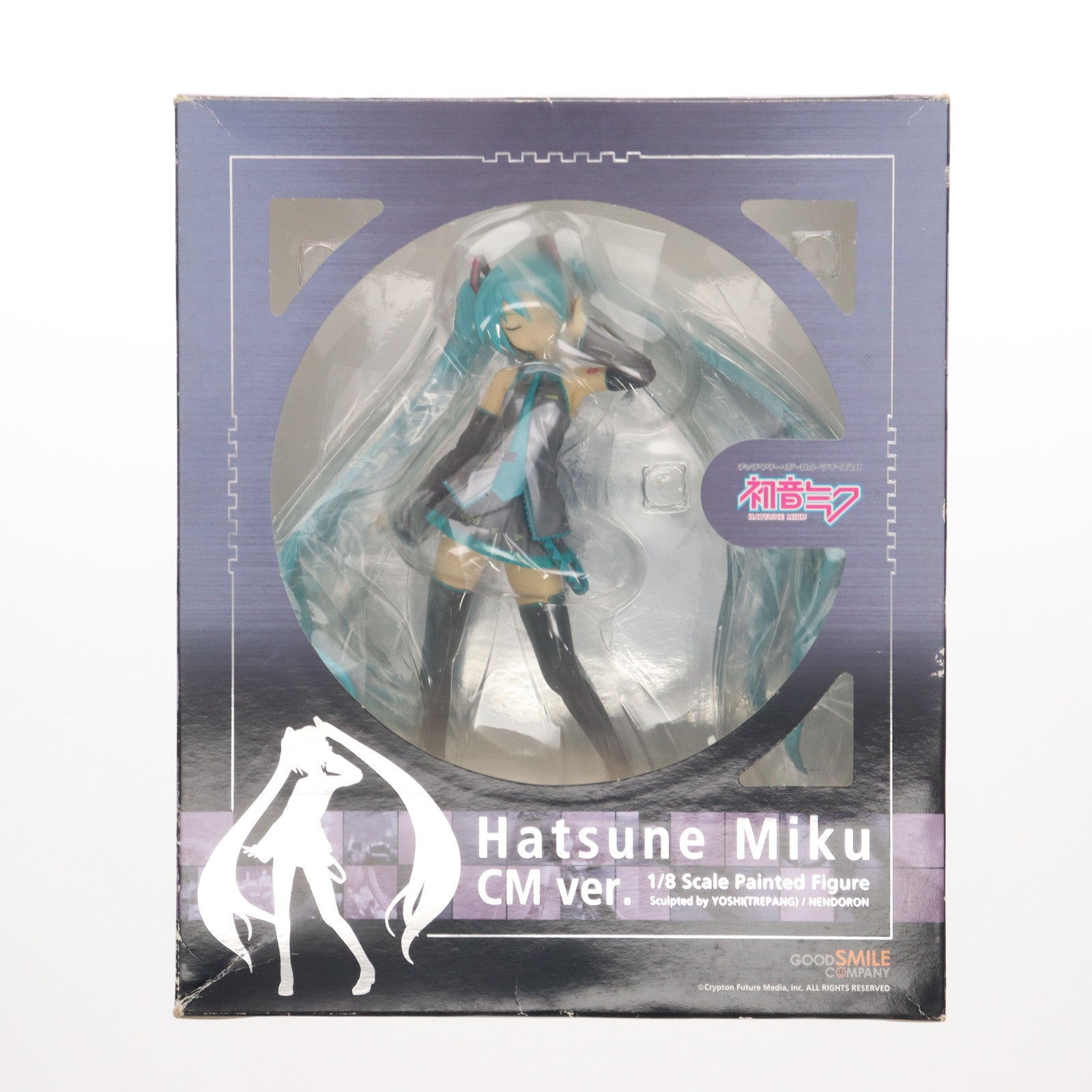 【中古即納】[FIG]初音ミク CMver. キャラクター・ボーカル・シリーズ01 初音ミク 1/8 完成品 フィギュア ワンフェス2009夏&GOODSMILE ONLINE SHOP限定 グッドスマイルカンパニー(20090731)