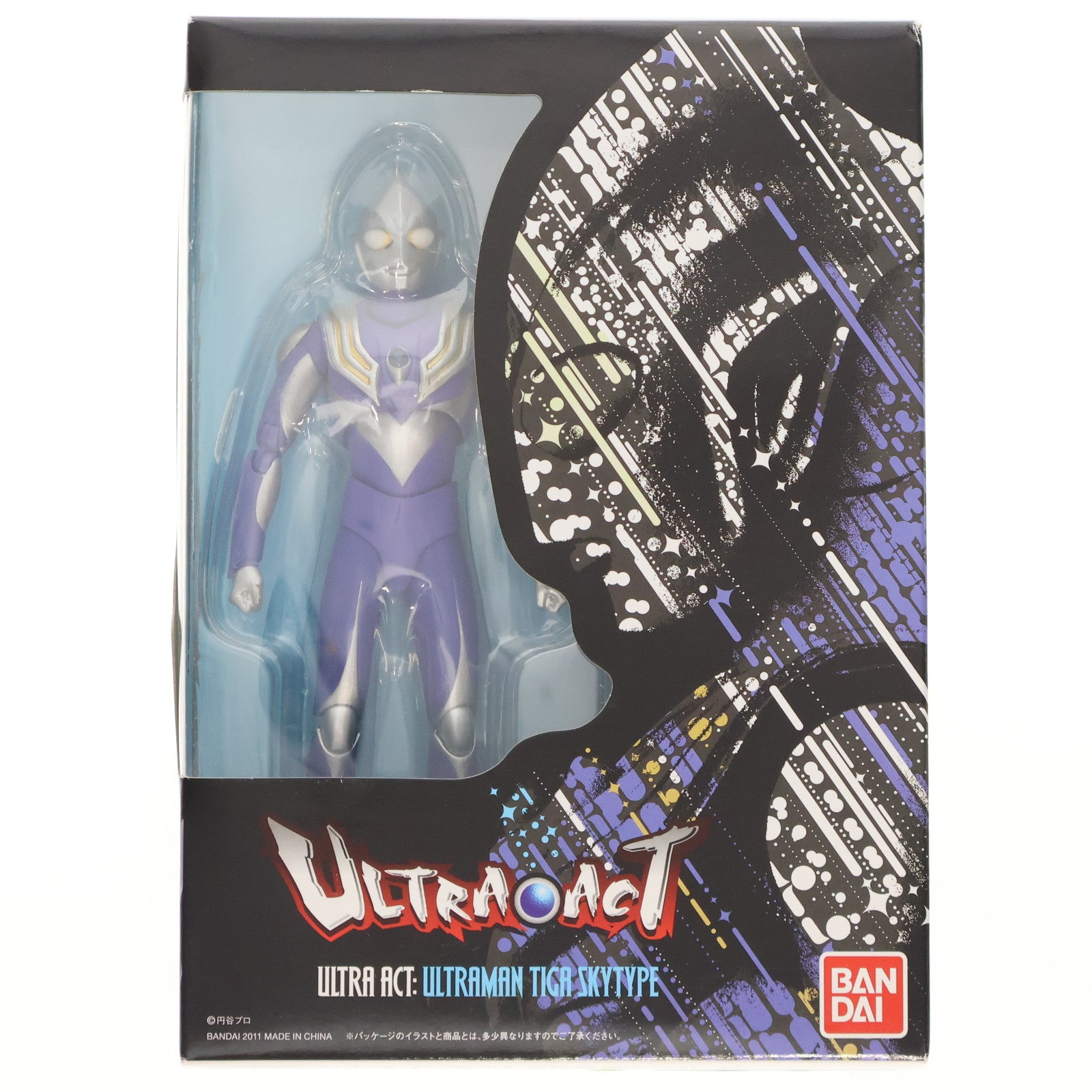 【中古即納】[FIG]ULTRA-ACT(ウルトラアクト) ウルトラマンティガ スカイタイプ 完成品 可動フィギュア バンダイ(20110423)