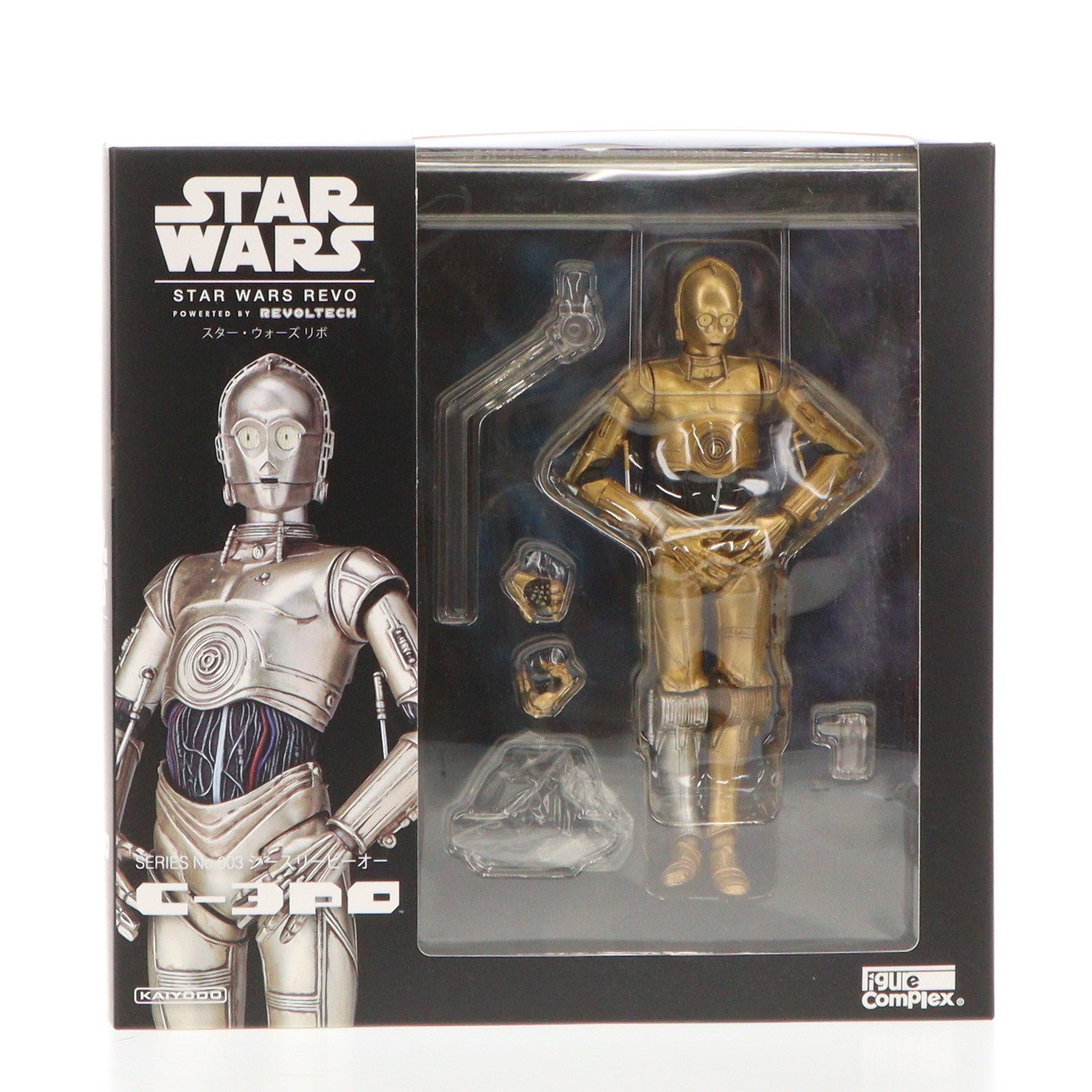 【中古即納】[FIG]STAR WARS:REVO(スター・ウォーズ リボ) No.003 C-3PO スター・ウォーズ エピソード5/帝国の逆襲 完成品 可動フィギュア 海洋堂(20150221)