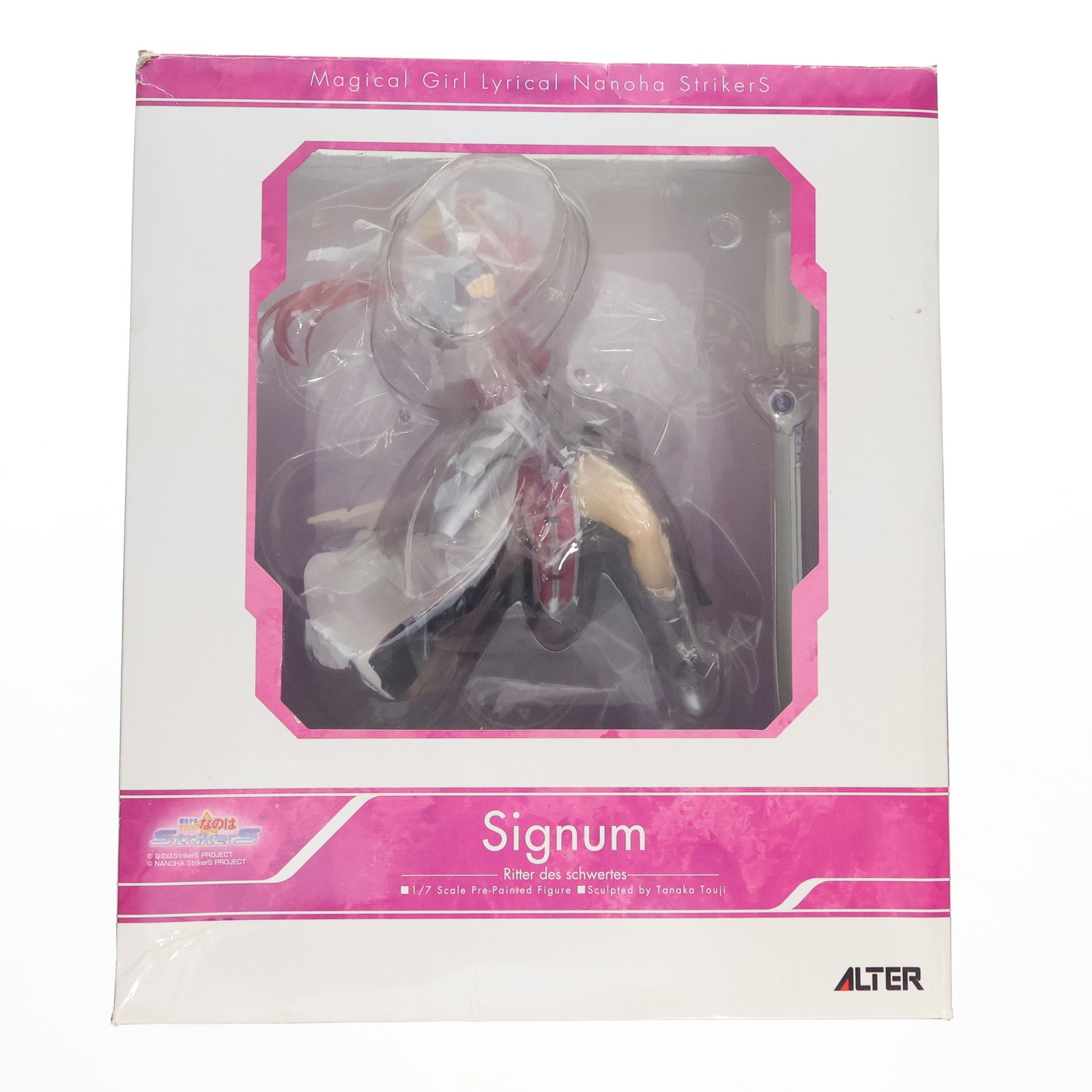 【中古即納】[FIG]シグナム(Signum) 魔法少女リリカルなのはStrikerS(ストライカーズ) 1/7 完成品 フィギュア アルター(20090108)