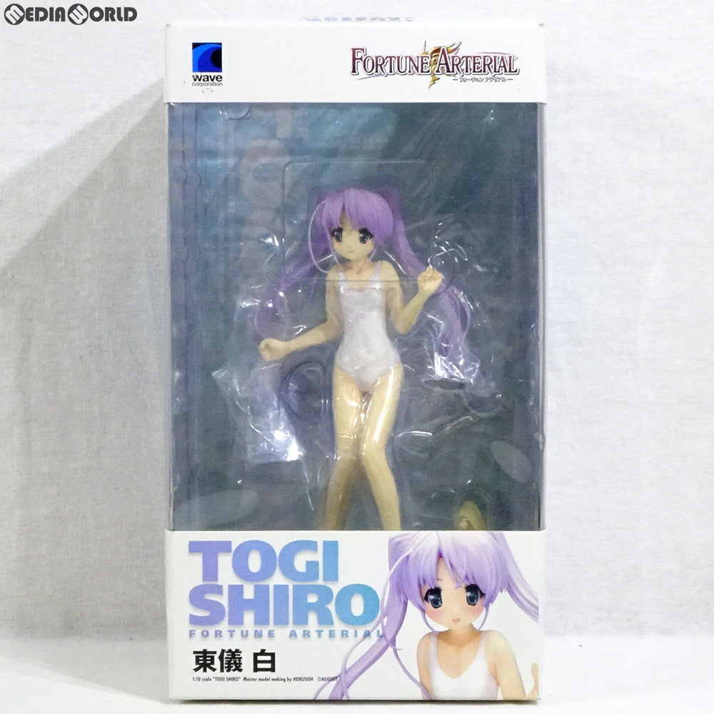 【中古即納】[FIG]BEACH QUEENS(ビーチクイーンズ) 東儀白(とうぎしろ) FORTUNE ARTERIAL(フォーチュン アテリアル) 1/10 完成品 フィギュア(NF-130) ウェーブ(WAVE)(20110923)