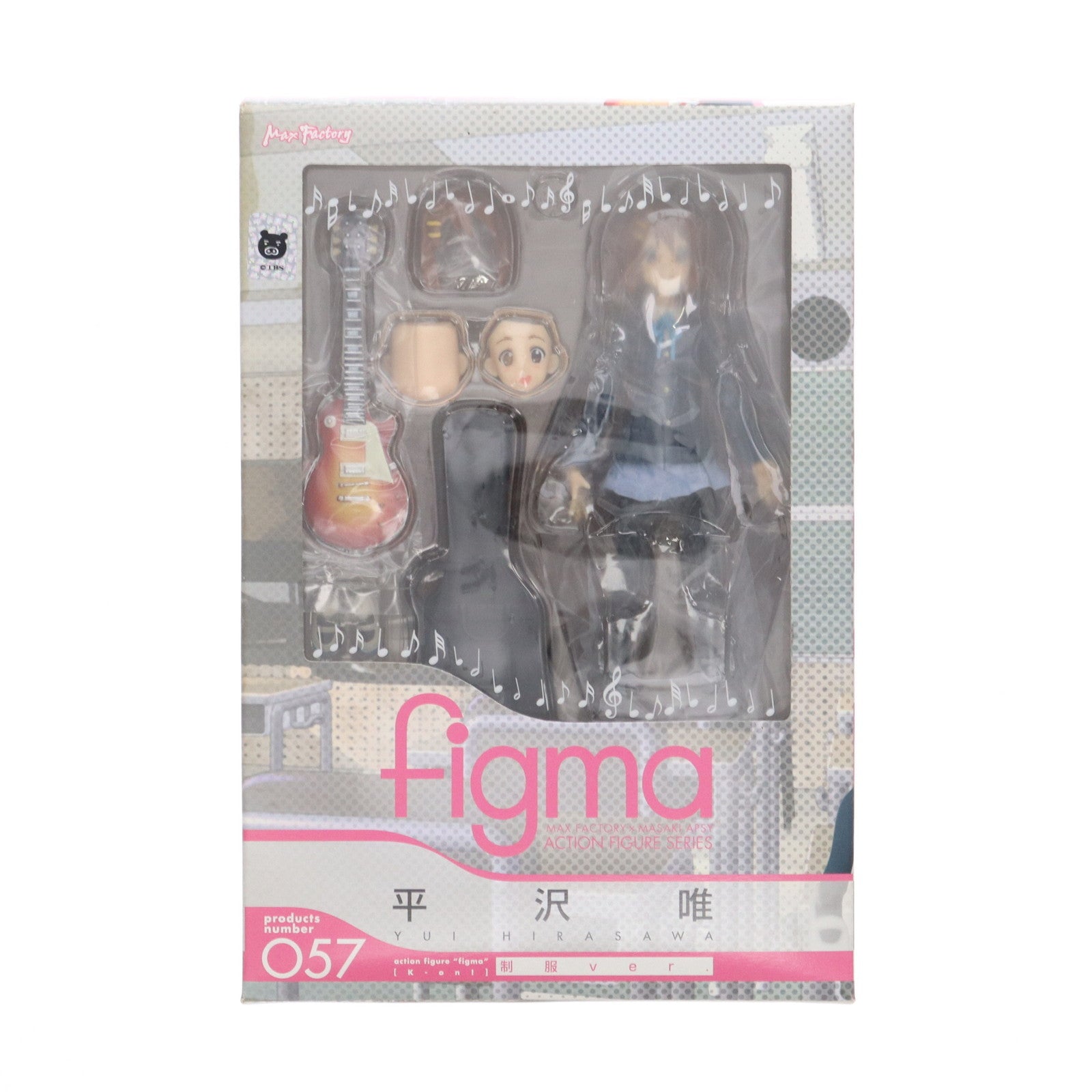 【中古即納】[FIG]figma(フィグマ) 057 平沢唯(ひらさわゆい) 制服Ver. けいおん! 完成品 可動フィギュア マックスファクトリー(20100930)