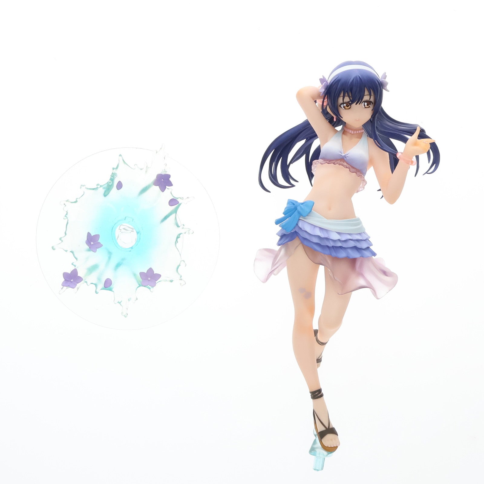 【中古即納】[FIG]園田海未(そのだうみ) -夏色えがおで1、2、Jump!Ver.- ラブライブ! School idol project 1/8 完成品 フィギュア(PP543) コトブキヤ(20141119)