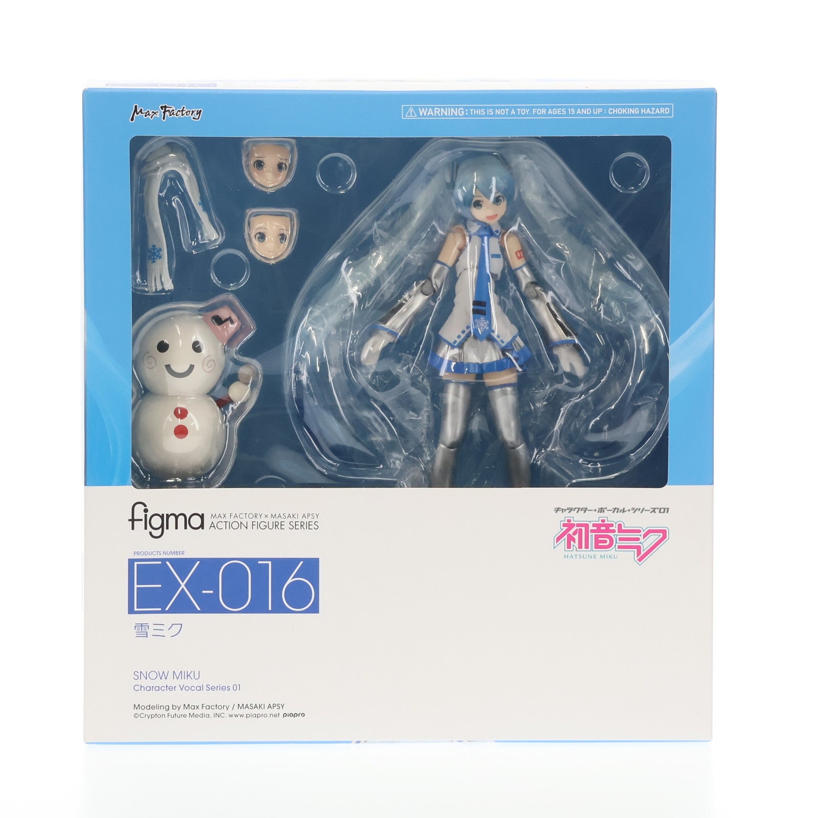 【中古即納】[FIG]figma(フィグマ) EX-016 雪ミク キャラクター・ボーカル・シリーズ01 初音ミク 完成品 可動フィギュア ワンフェス2014冬&GOODSMILE ONLINE SHOP限定 マックスファクトリー(20140209)