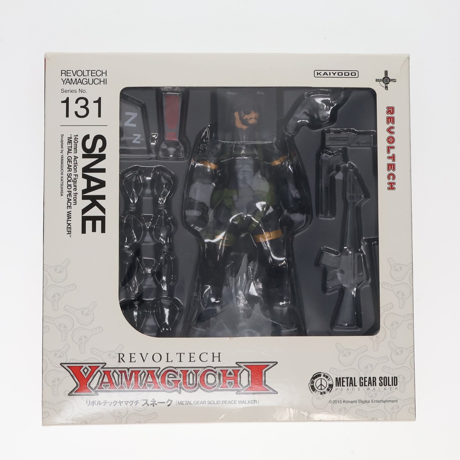 【中古即納】[FIG]リボルテックヤマグチ No.131 スネーク METAL GEAR SOLID PEACE WALKER(メタルギアソリッド ピースウォーカー) 完成品 可動フィギュア 海洋堂(20131115)