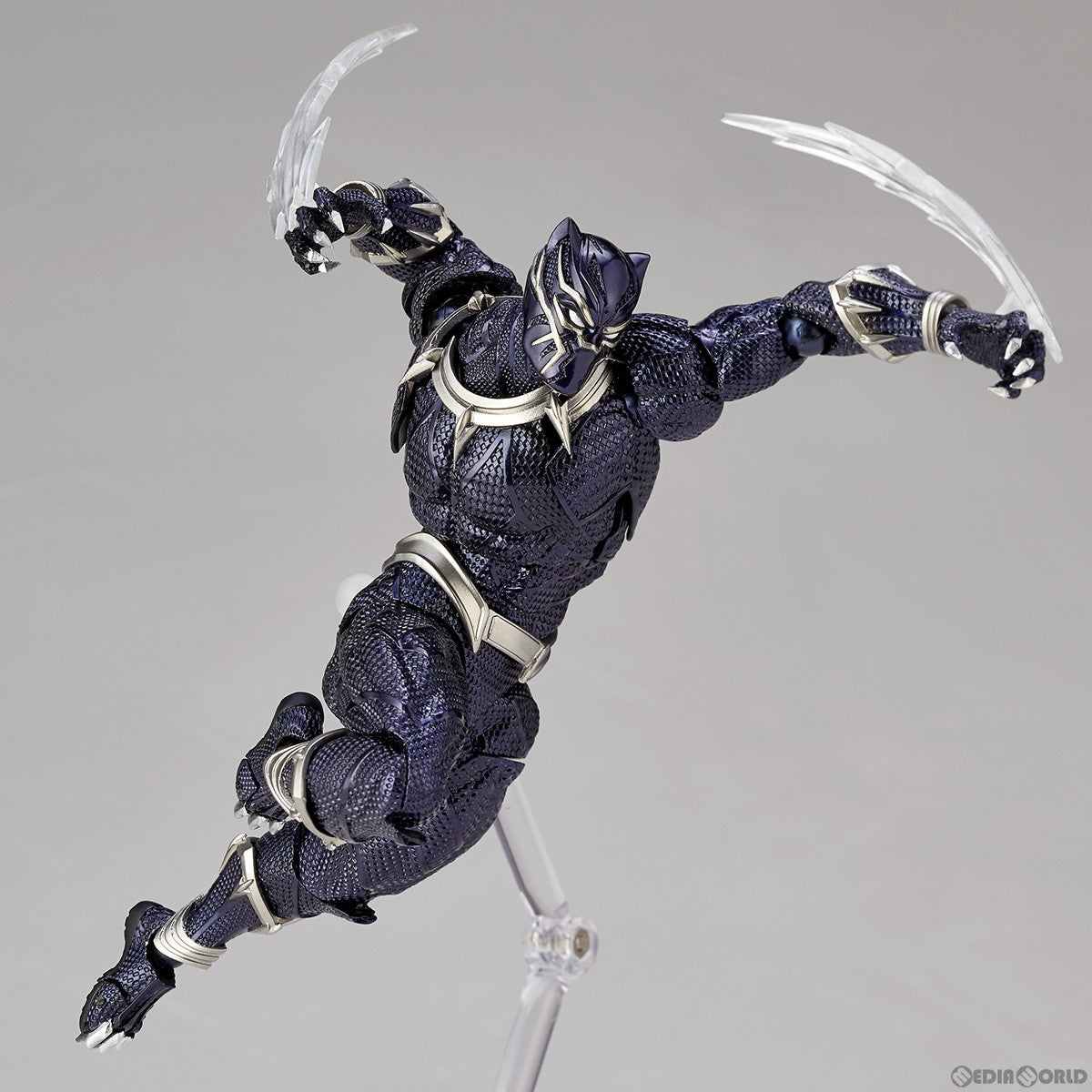 【中古即納】[FIG]フィギュアコンプレックス アメイジングヤマグチ No.030 ブラックパンサー MARVEL COMICS(マーベルコミックス) 完成品 可動フィギュア 海洋堂(20221224)