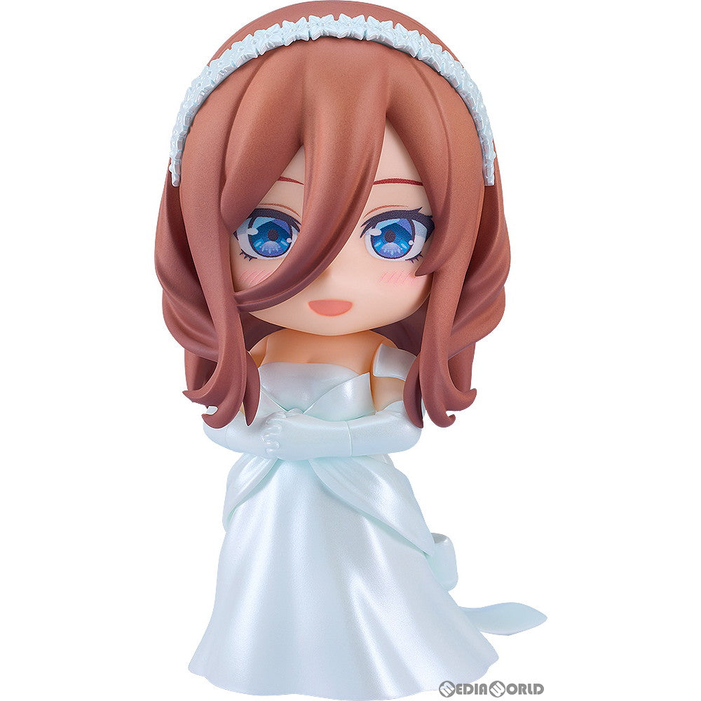 【中古即納】[FIG]ねんどろいど 2374 中野三玖(なかのみく) ウエディングドレスVer. 五等分の花嫁∽ 完成品 可動フィギュア グッドスマイルカンパニー(20240627)