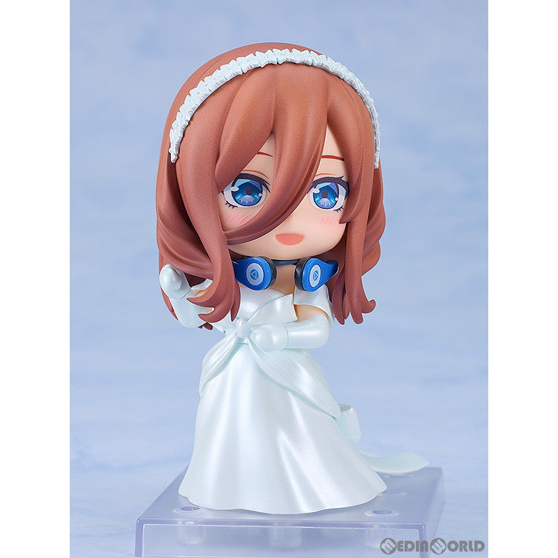 【中古即納】[FIG]ねんどろいど 2374 中野三玖(なかのみく) ウエディングドレスVer. 五等分の花嫁∽ 完成品 可動フィギュア グッドスマイルカンパニー(20240627)