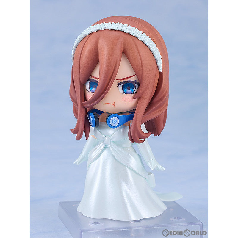 【中古即納】[FIG]ねんどろいど 2374 中野三玖(なかのみく) ウエディングドレスVer. 五等分の花嫁∽ 完成品 可動フィギュア グッドスマイルカンパニー(20240627)