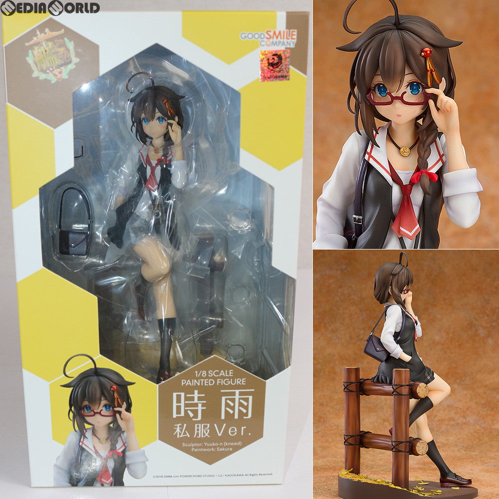 【中古即納】[FIG]初期不良対応品 時雨(しぐれ) 私服Ver. 艦隊これくしょん -艦これ- 完成品 フィギュア グッドスマイルカンパニー(20180811)