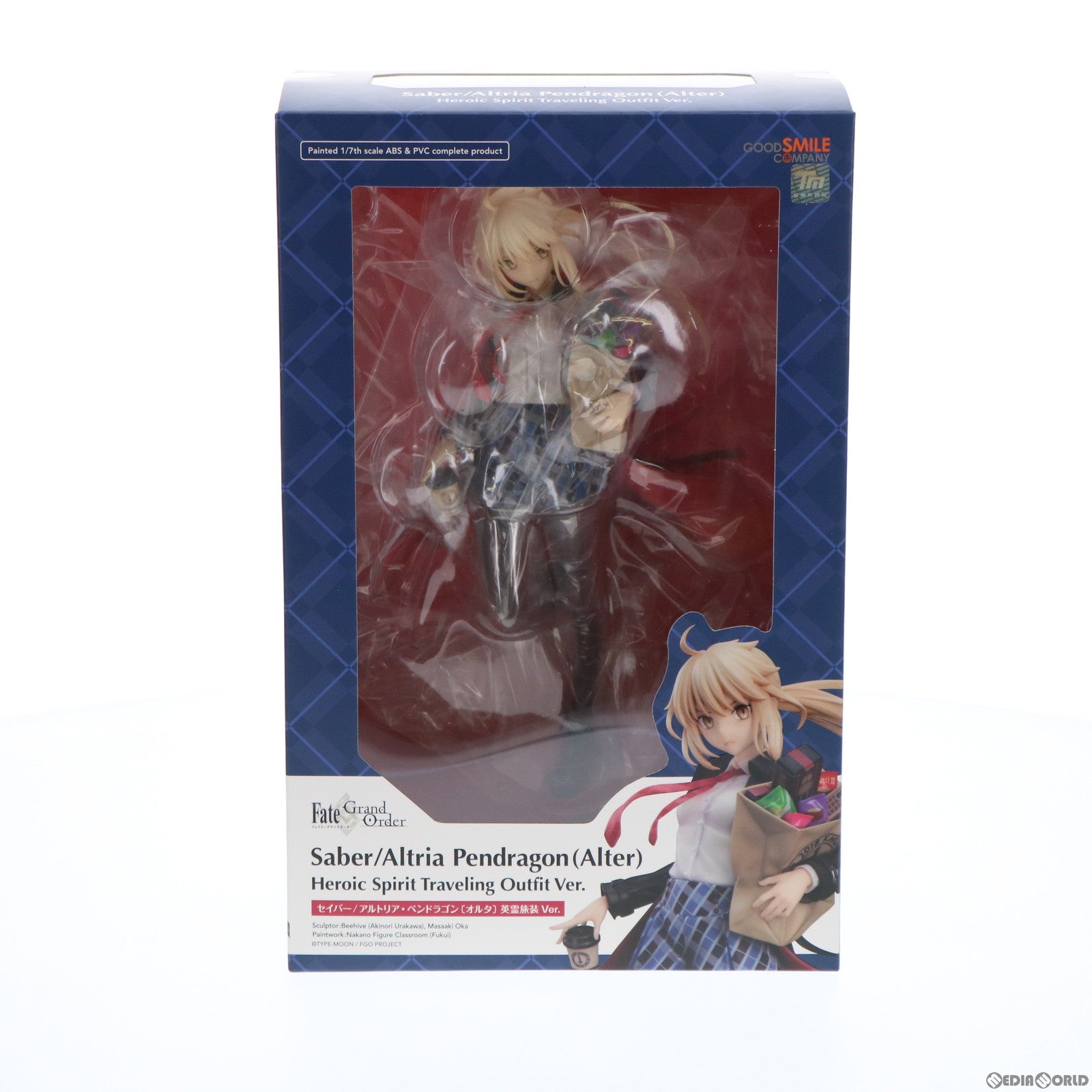 【中古即納】[FIG]セイバー/アルトリア・ペンドラゴン〔オルタ〕 英霊旅装Ver. Fate/Grand Order(フェイト/グランドオーダー) 1/7 完成品 フィギュア グッドスマイルカンパニー(20220306)