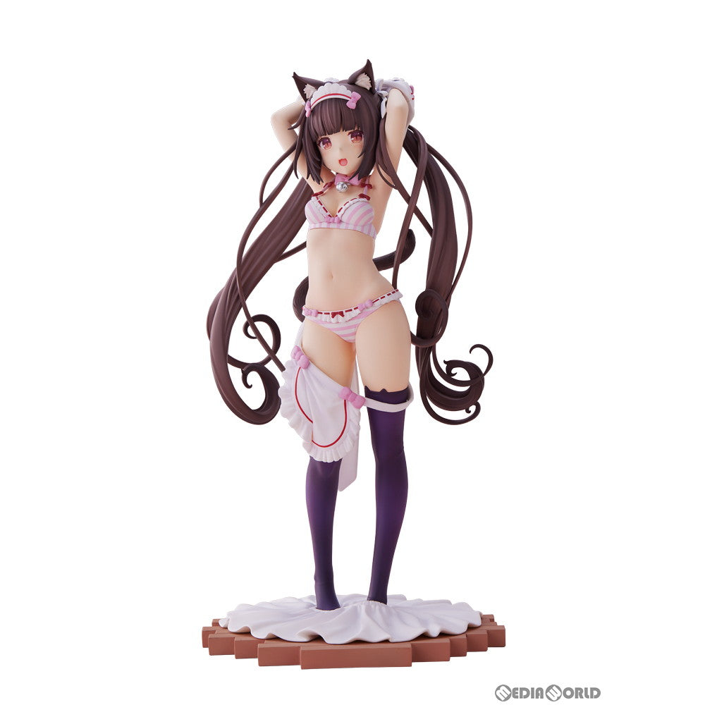 【中古即納】[FIG] ショコラ〜着替えのひと時〜 ネコぱら 1/7 完成品 フィギュア(PF200) PLUM(プラム) (20220731)