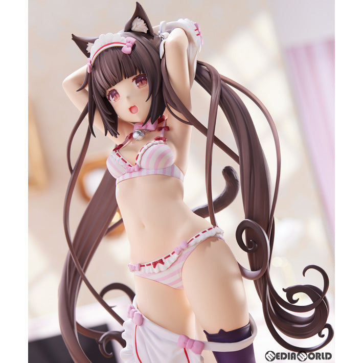 【中古即納】[FIG] ショコラ〜着替えのひと時〜 ネコぱら 1/7 完成品 フィギュア(PF200) PLUM(プラム) (20220731)